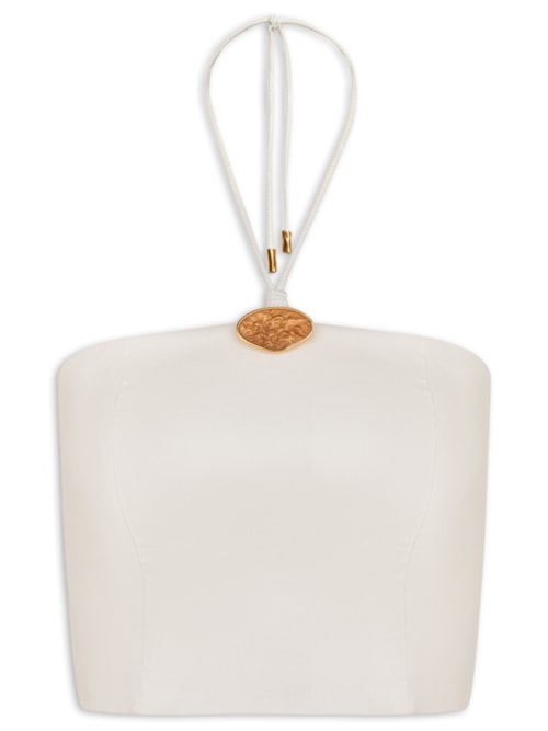 Top Arden Detalhe - Branco