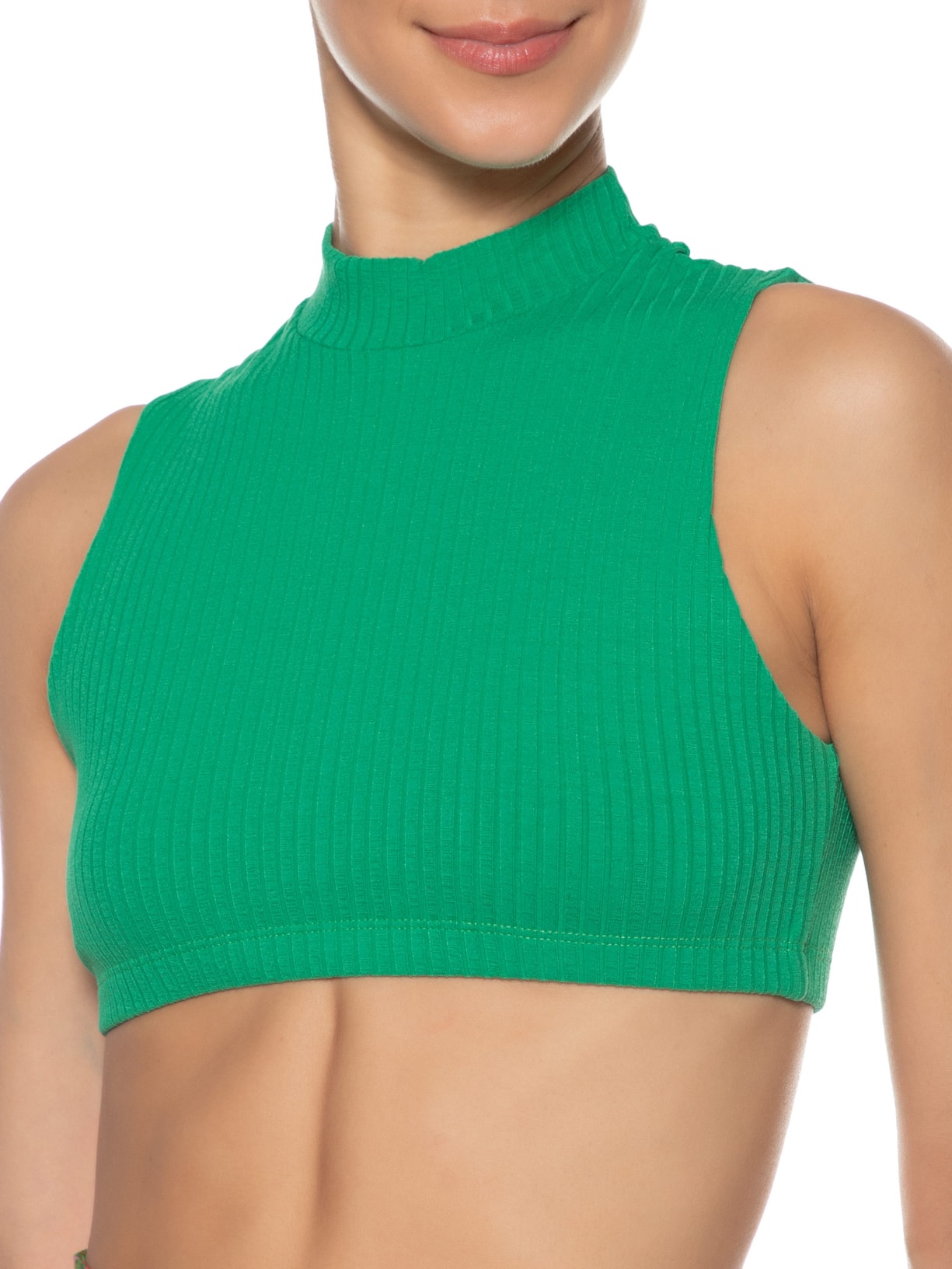 Top Aro Golinha Ribana Verde Farm