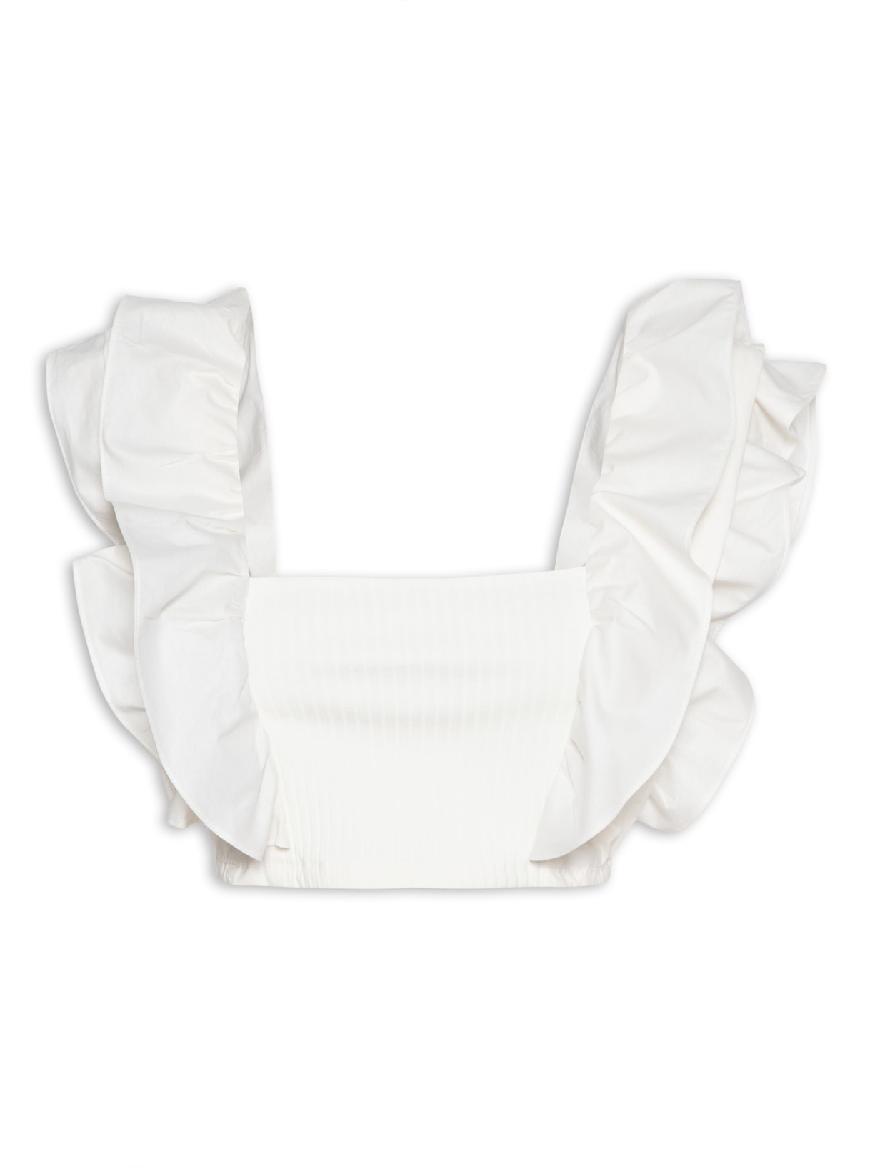 Top Babado Duplo - Off White