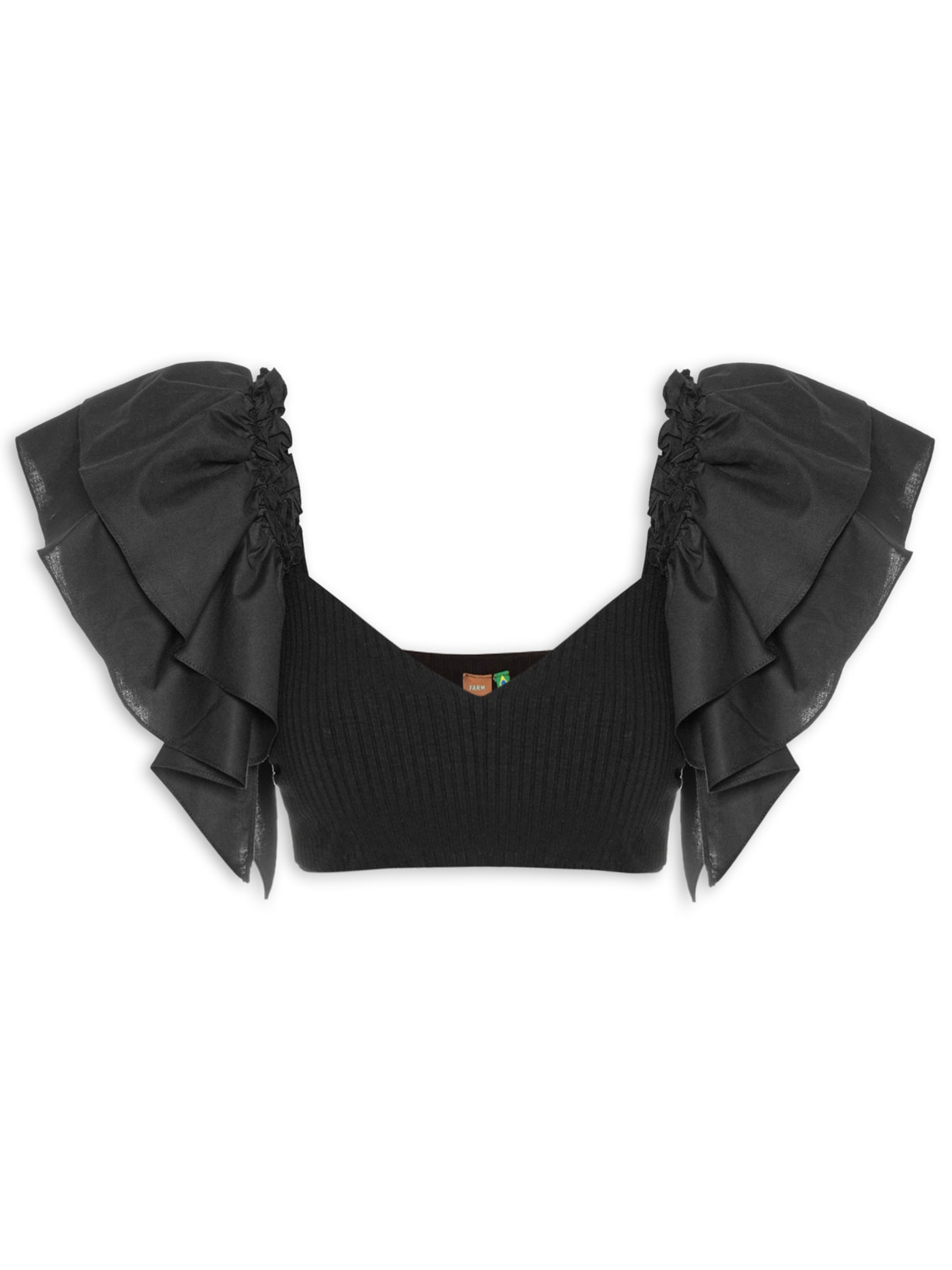 Top Babado - Preto