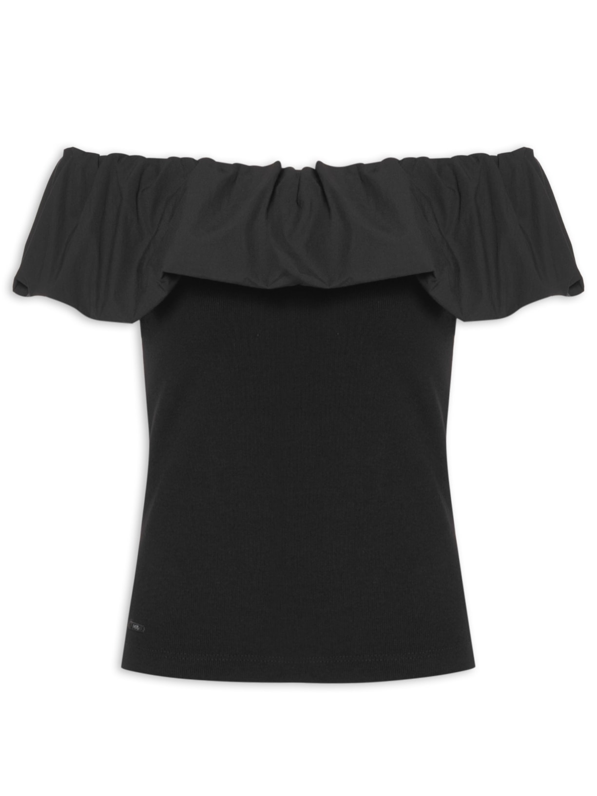 Top Babado - Preto
