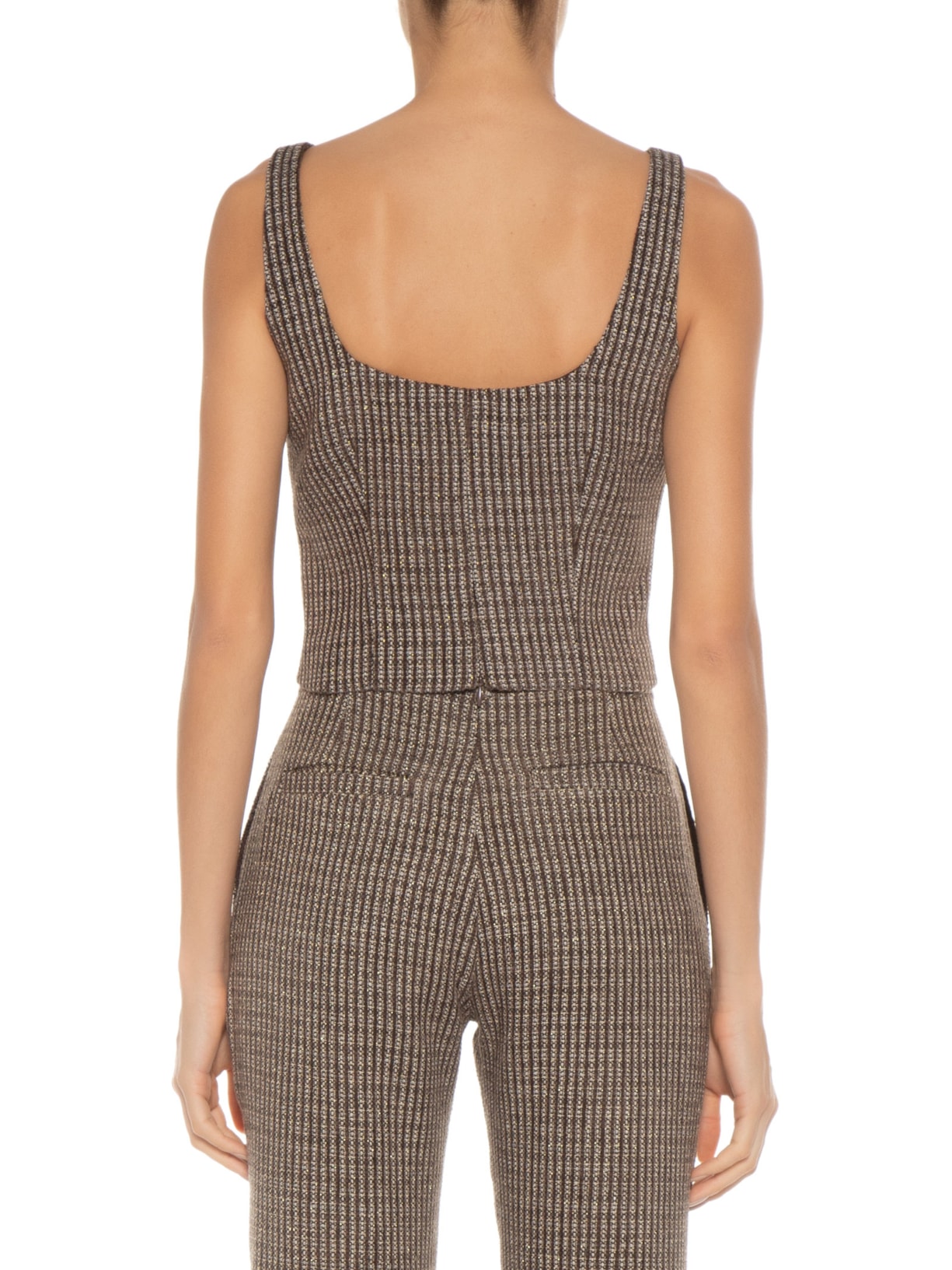 Top Balikun Marrom Carol Bassi + Maria Rudge