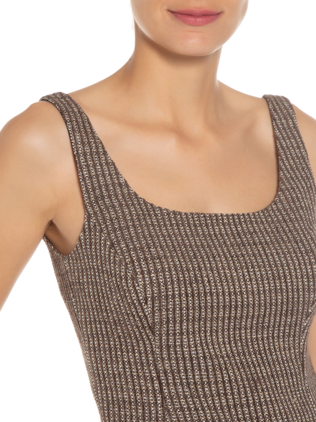 Top Balikun Marrom Carol Bassi + Maria Rudge