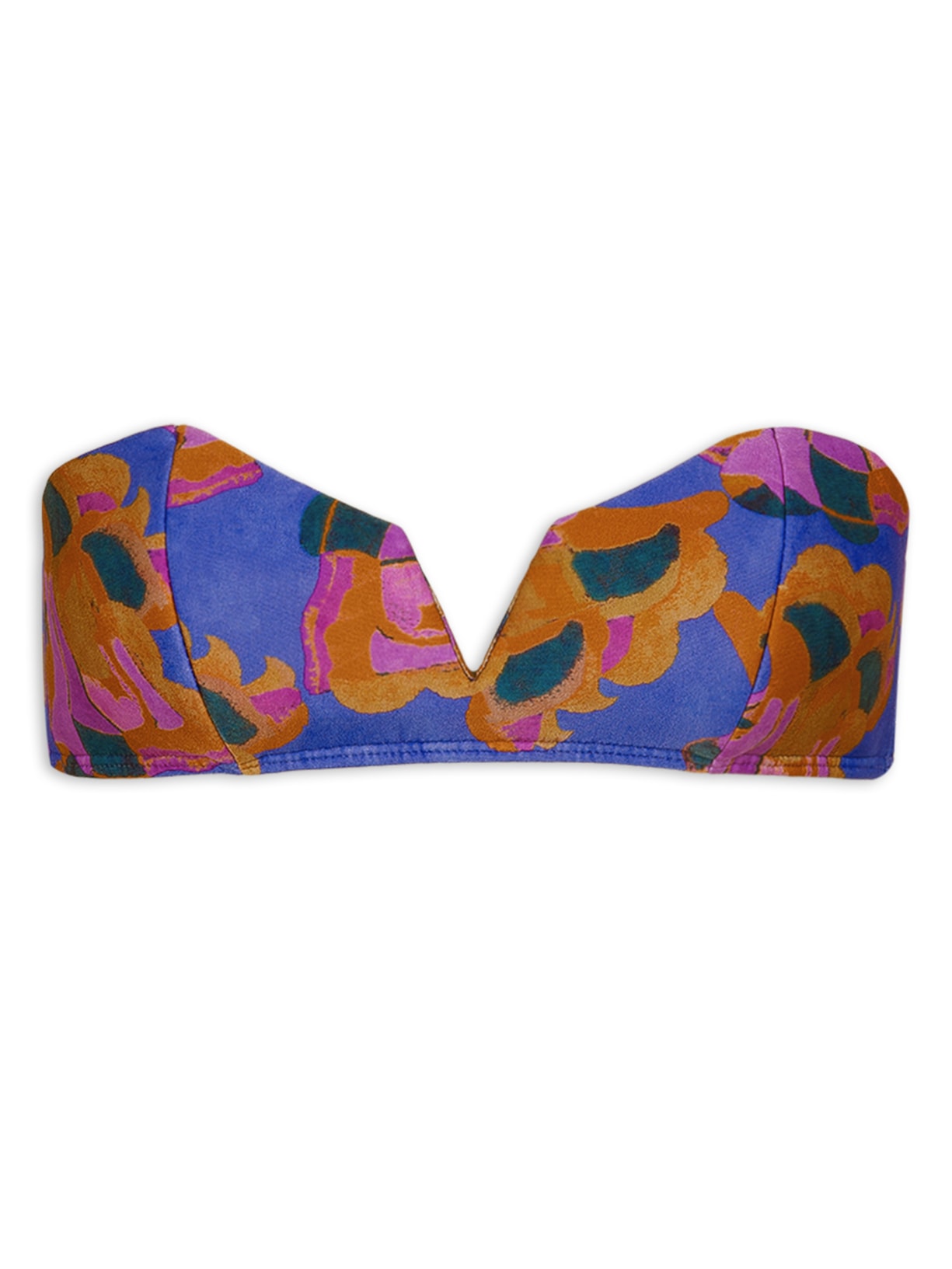 Top Bandeau Briana - Azul