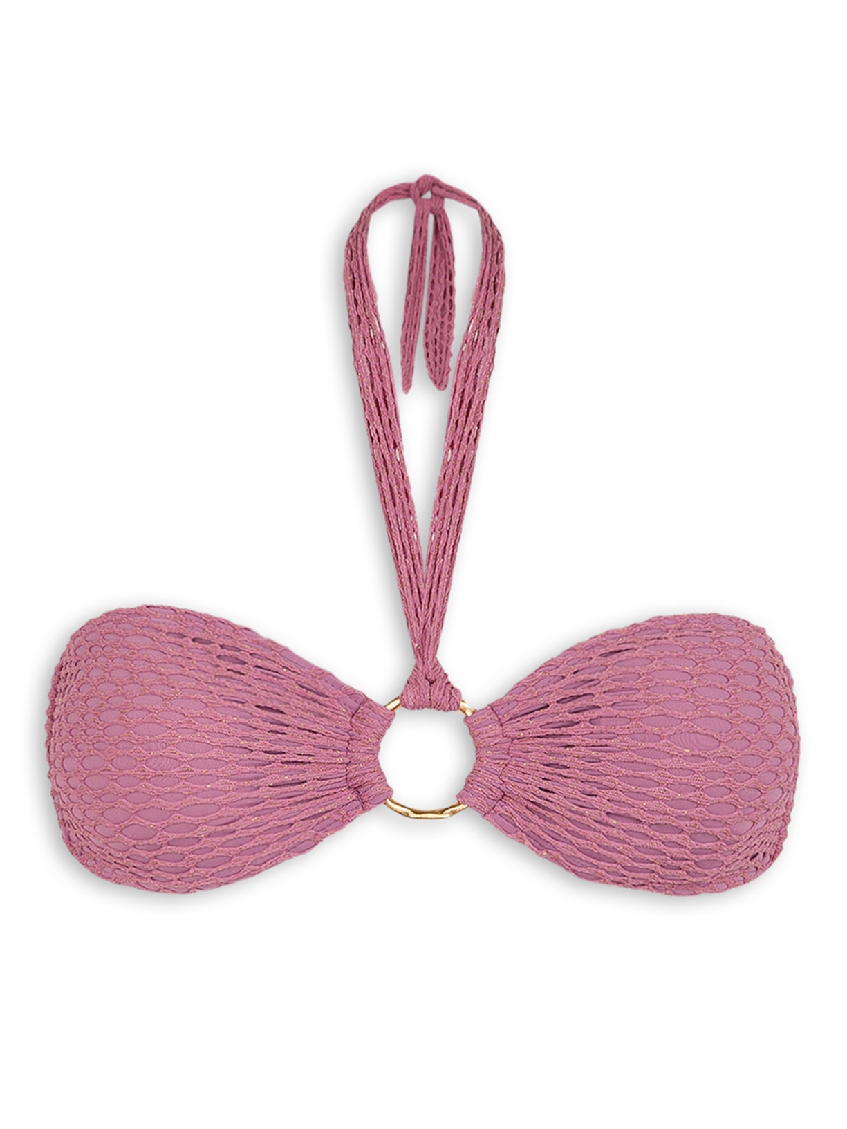 Top Bandeau Ring Rosa Vix