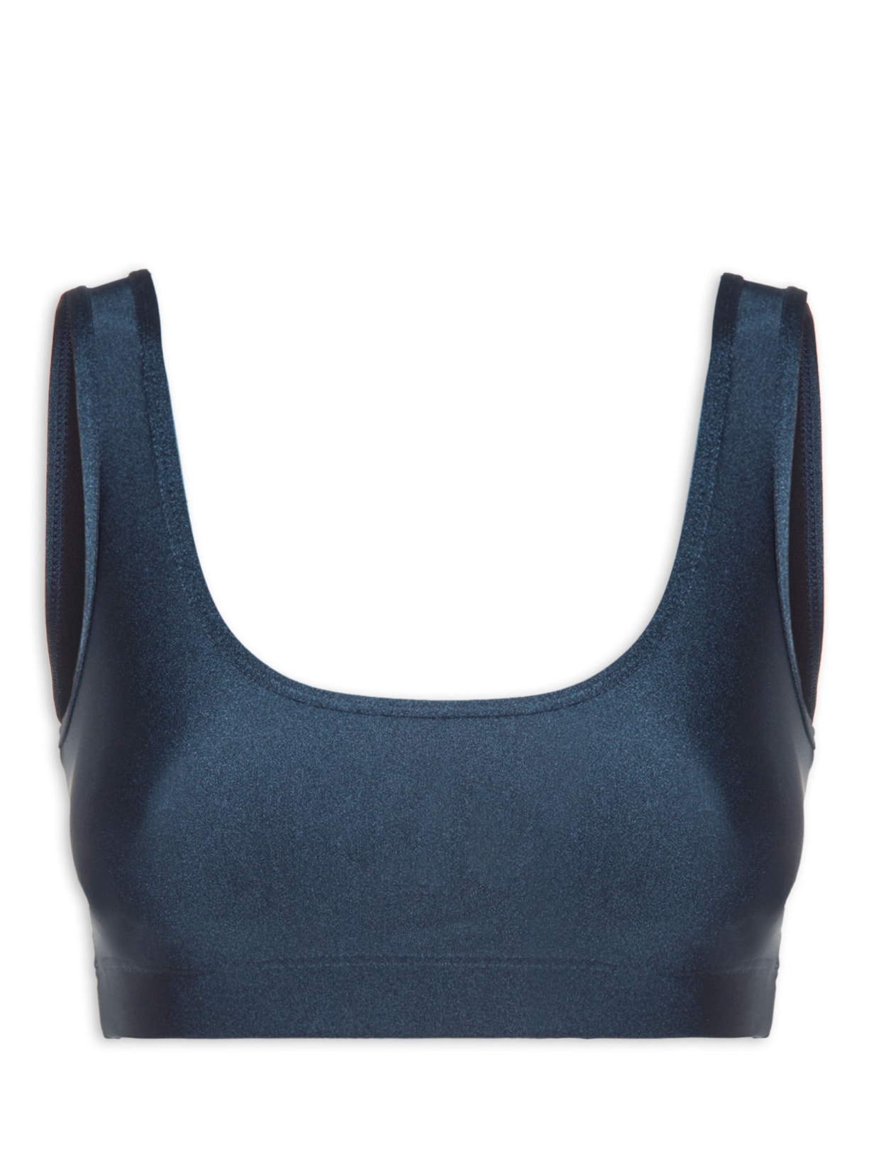 Top Basic Alças Color - Azul