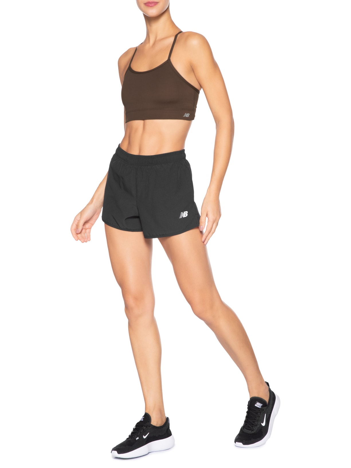 Top Basic Yoga Marrom New Balance