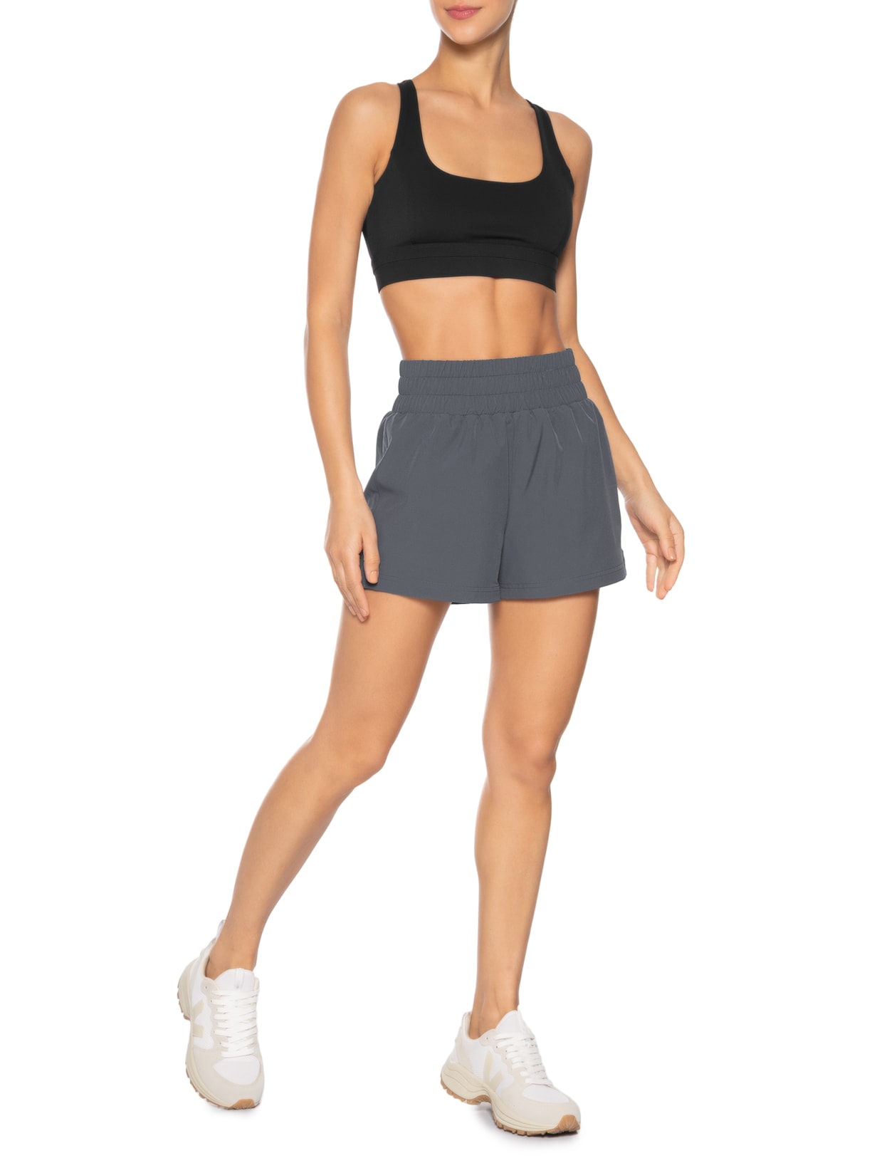 Top Básico Preto Hering Sports