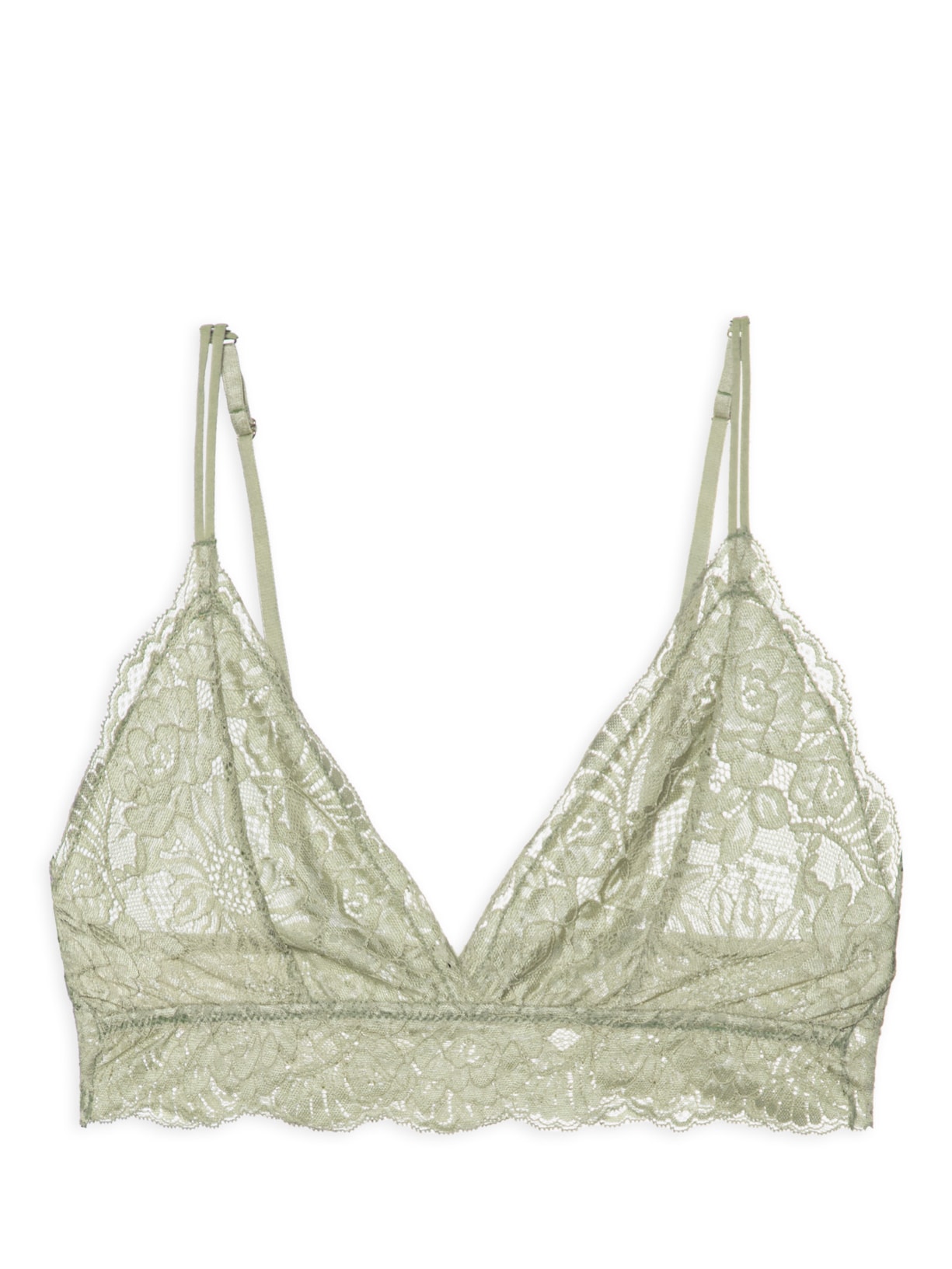 Top Básico Renda - Verde