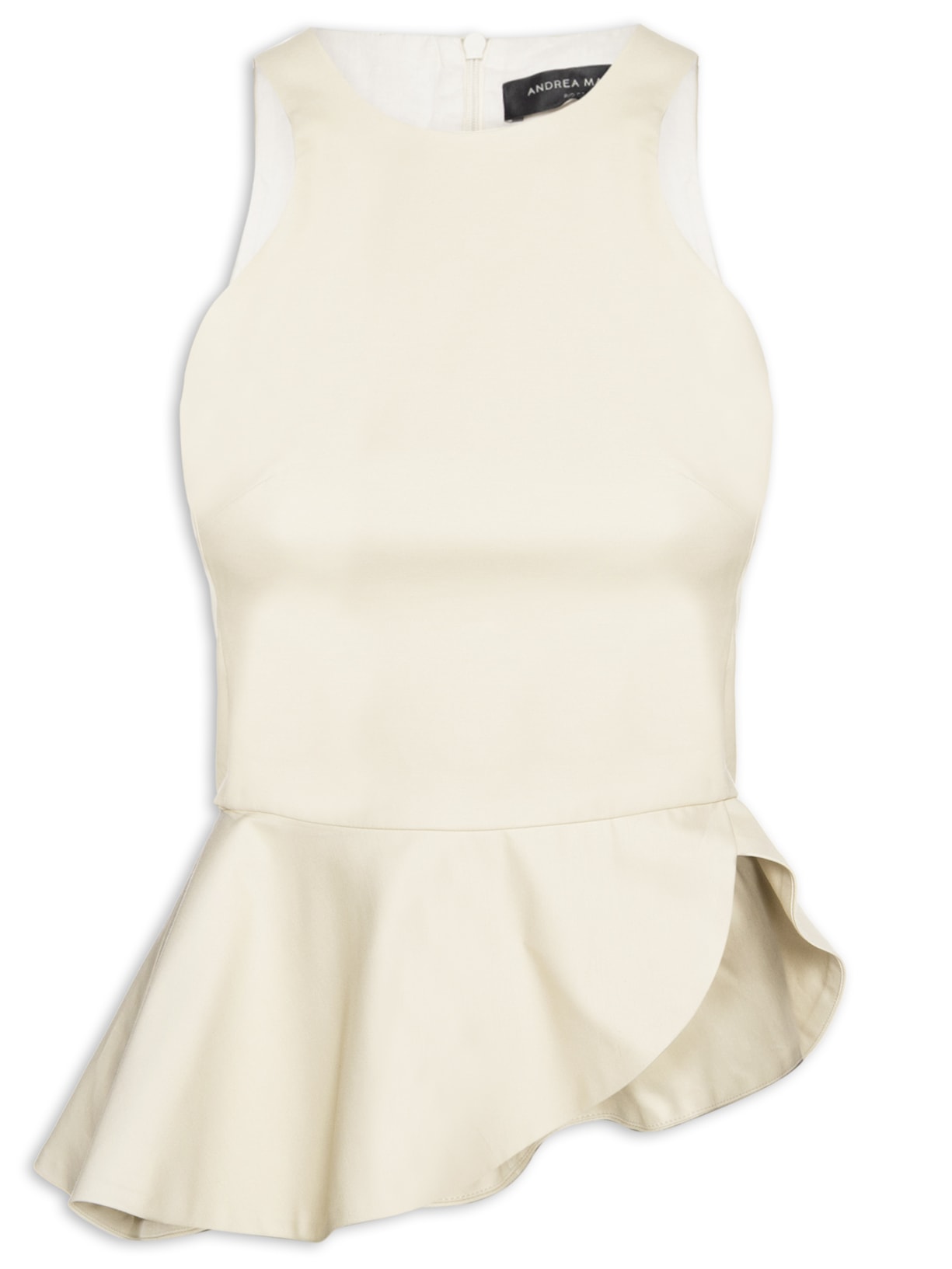 Top Basque Assimétrico - Off White