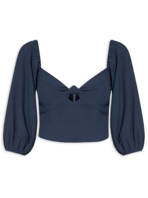 Top Beca - Azul