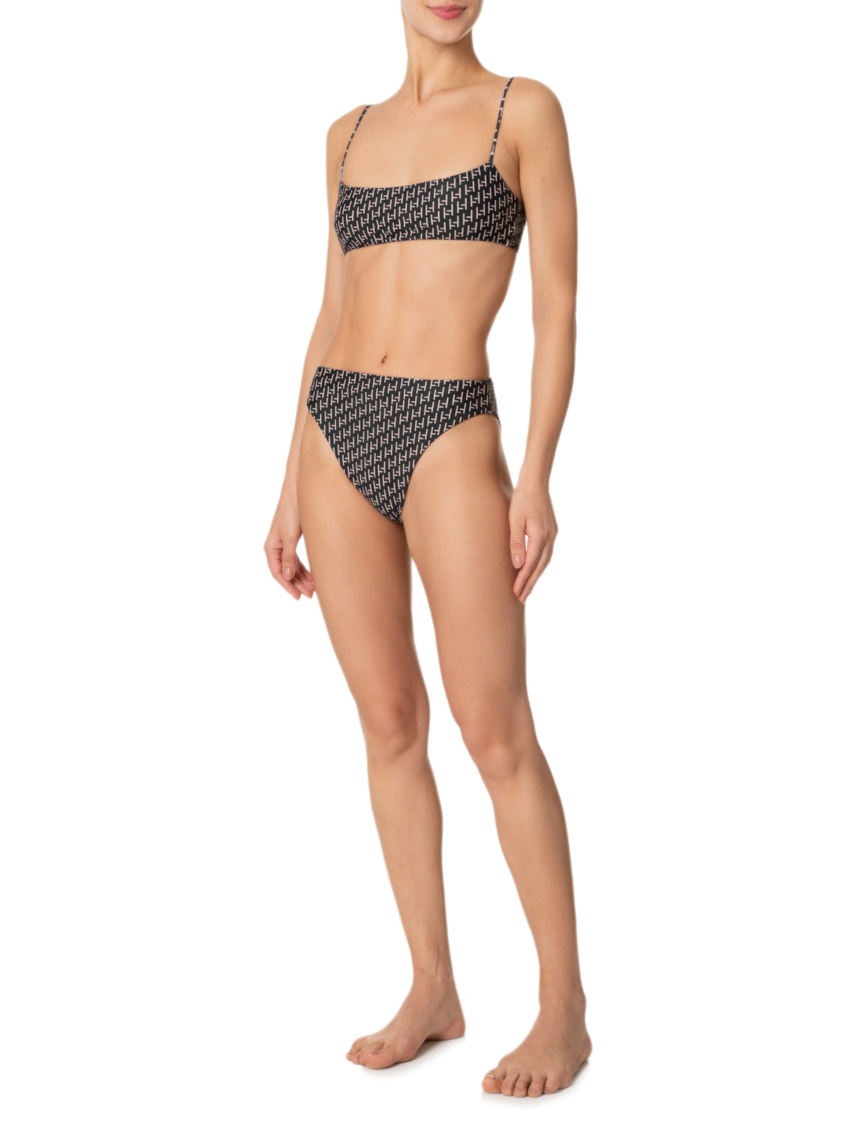 Top Bethania Estampado Preto Haight