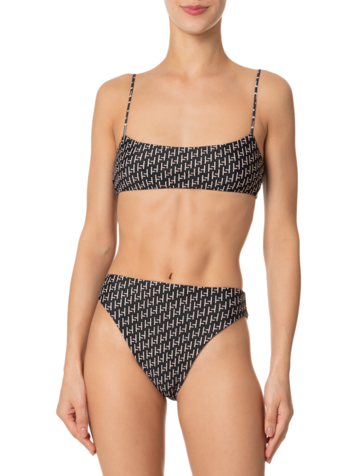 Top Bethania Estampado Preto Haight