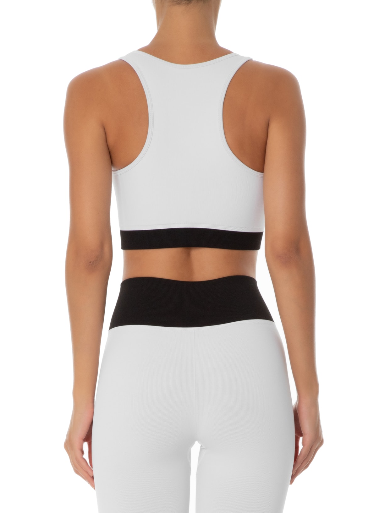 Top Bicolor Branco Lauf