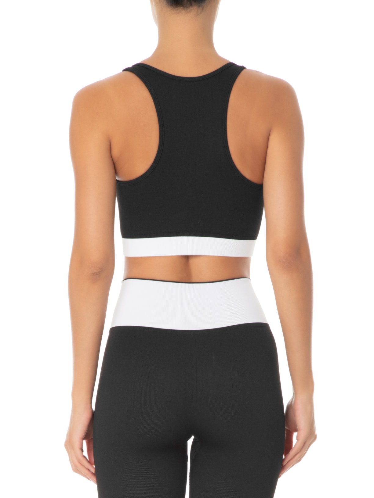 Top Bicolor Preto Lauf
