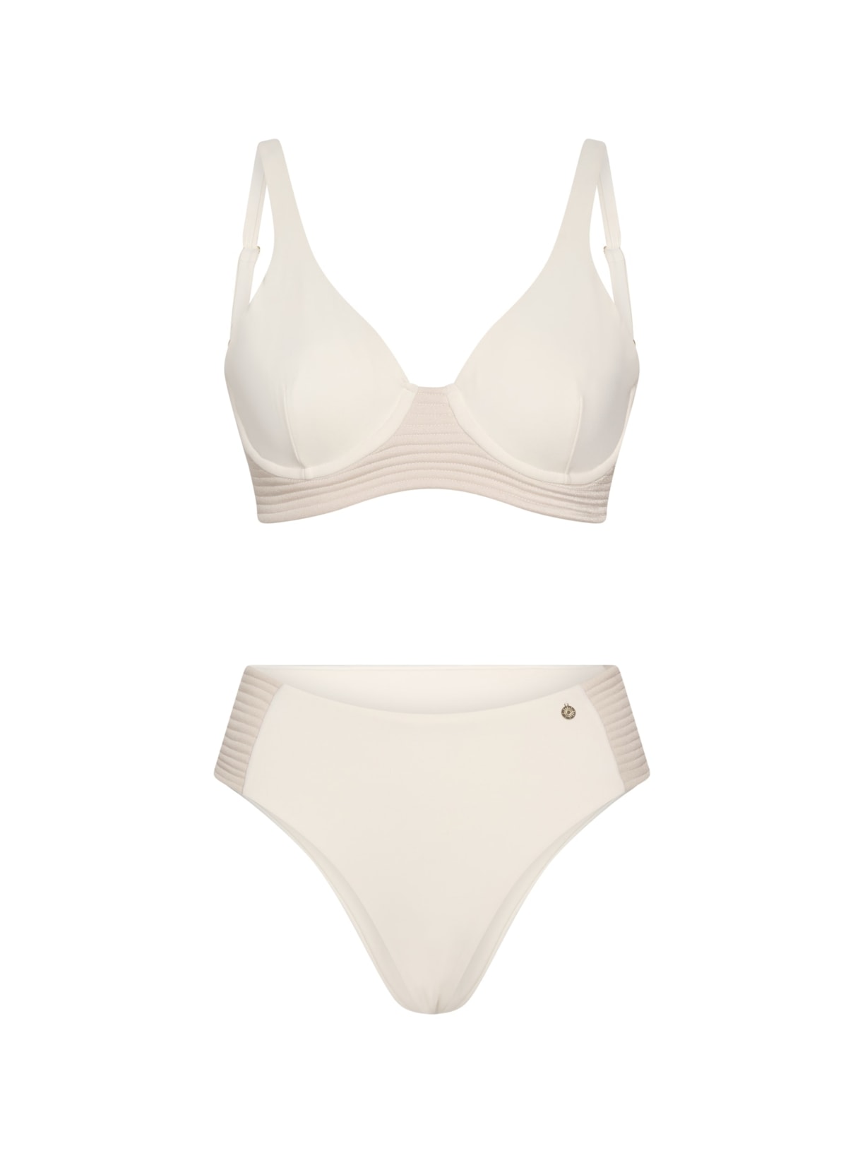 top biquíni Amanda Falésias Pérola - Bege