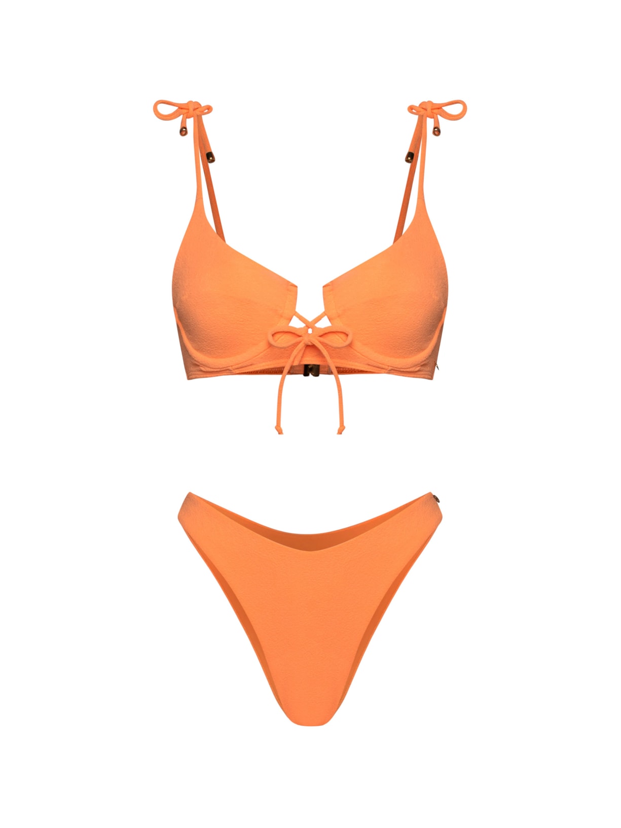 top biquíni Aquamarine - Laranja
