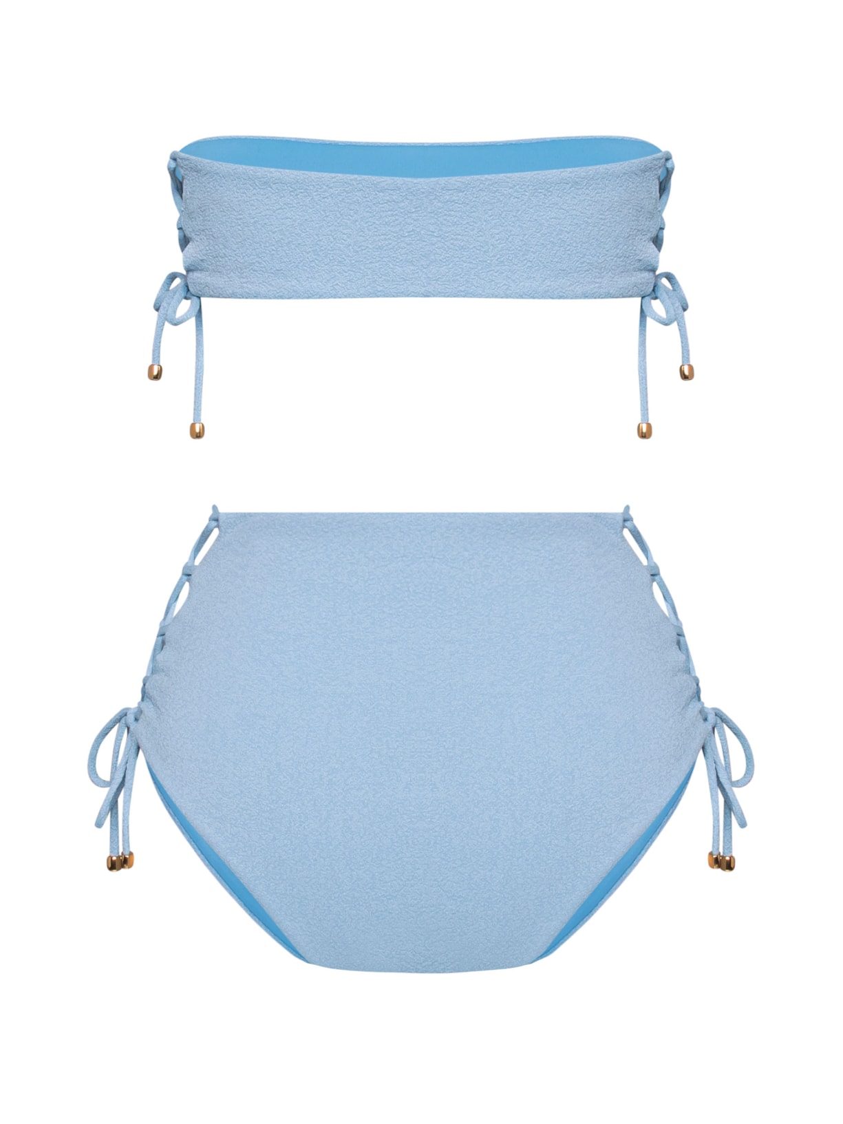 top biquíni Aquamarine Ligia Azul Suntime