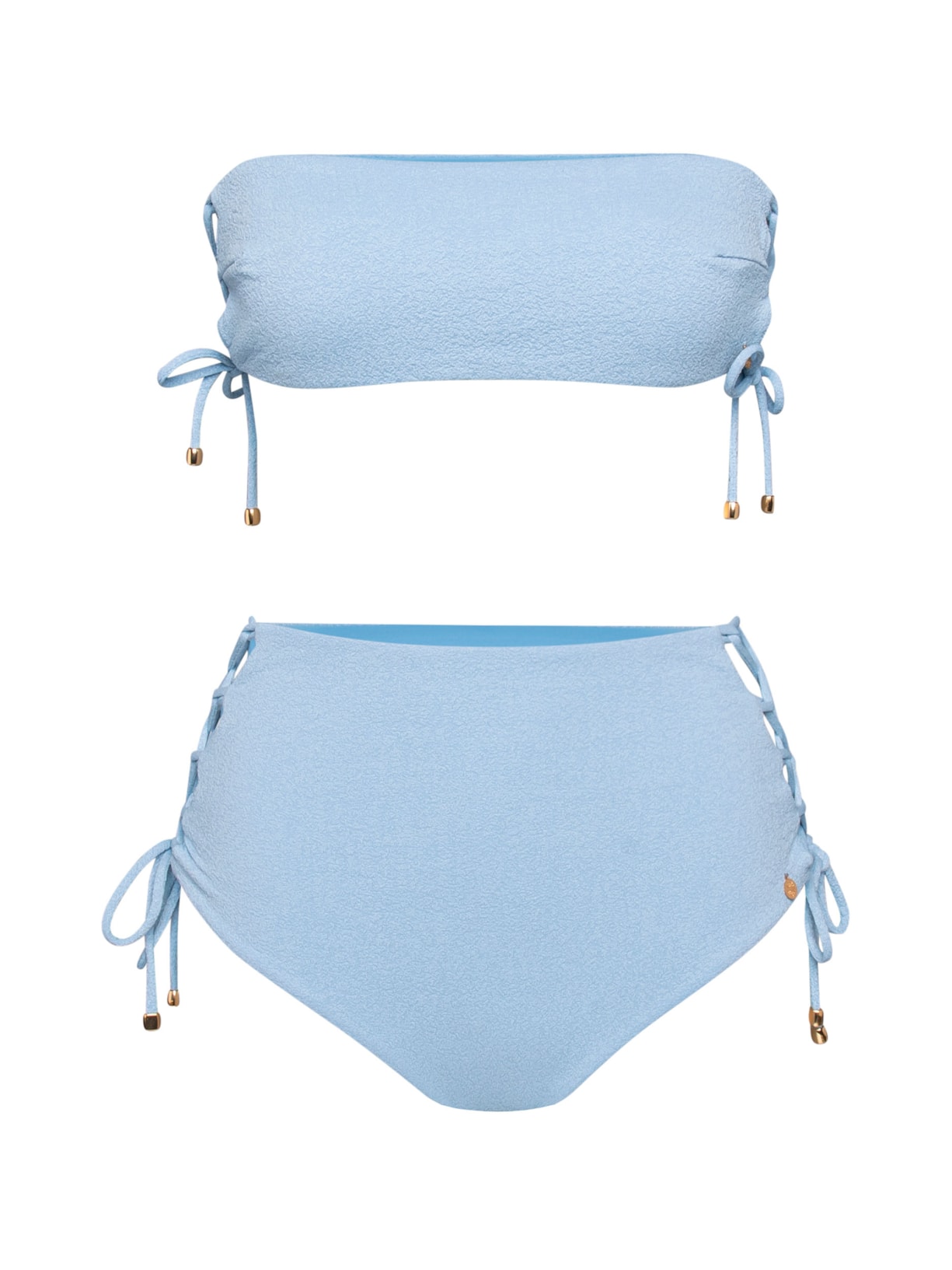 top biquíni Aquamarine Ligia Azul Suntime