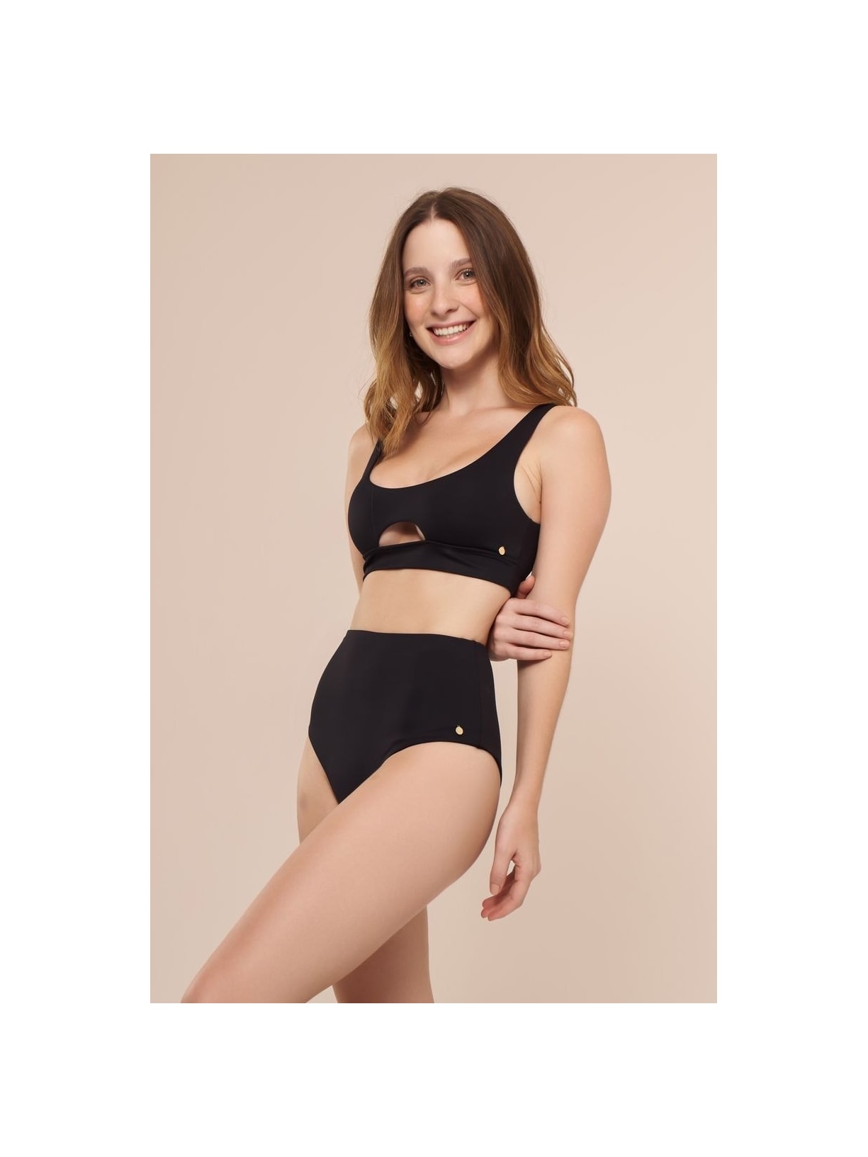 top biquíni Cintia Corpo Preto Suntime