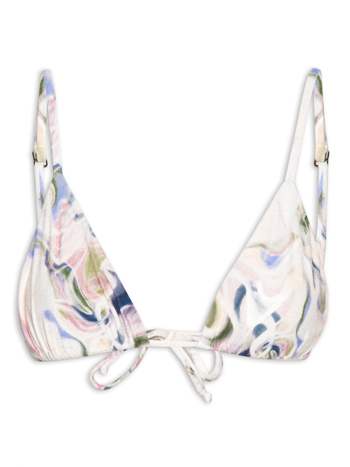 Top Biquíni Cortininha Aquarela Eres - Off White