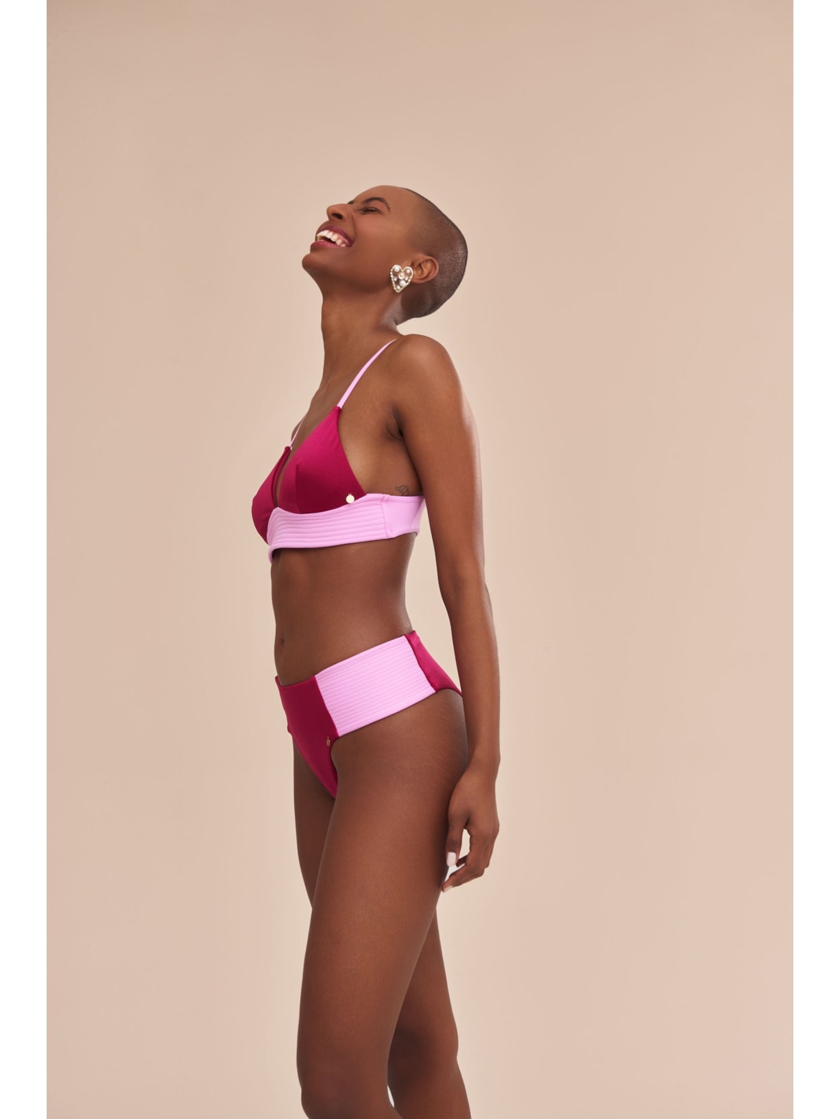 top biquíni Falésias Fabi Rosa Suntime