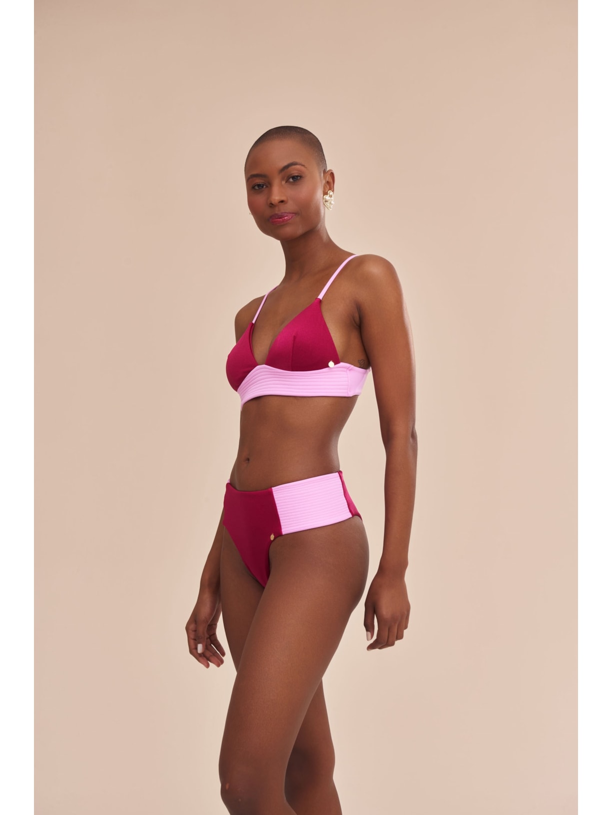 top biquíni Falésias Fabi Rosa Suntime