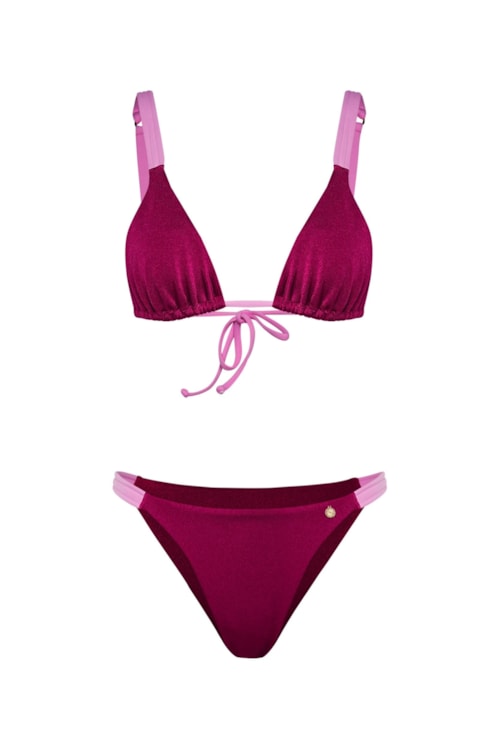 top biquíni Falésias Maria - Rosa