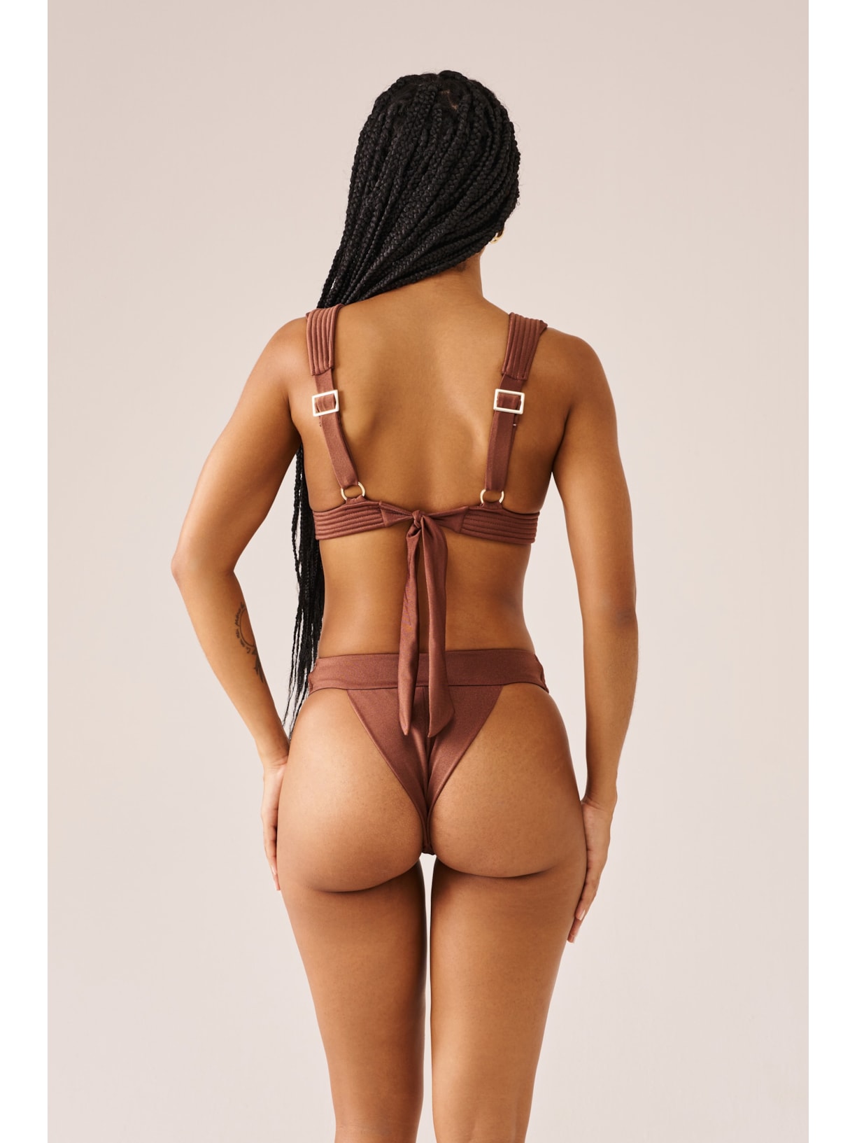 top biquíni Halter French Kiss Cappuccino Suntime