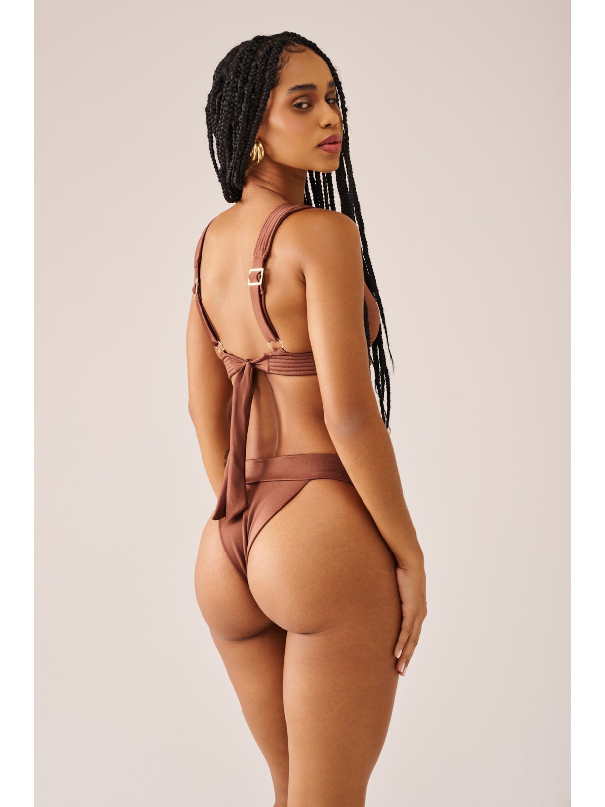top biquíni Halter French Kiss Cappuccino Suntime