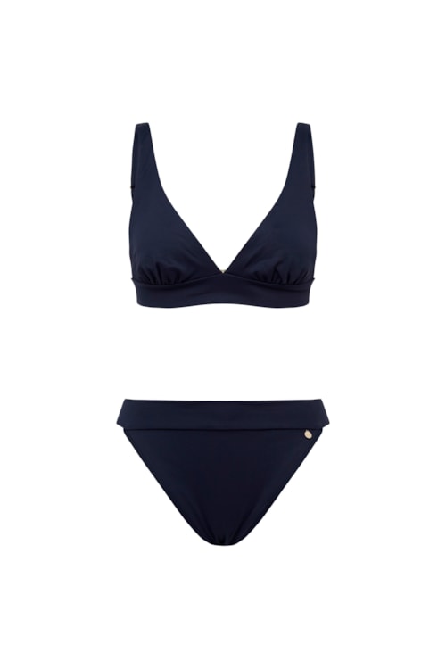 top biquíni Halter Lari Corpo - Preto