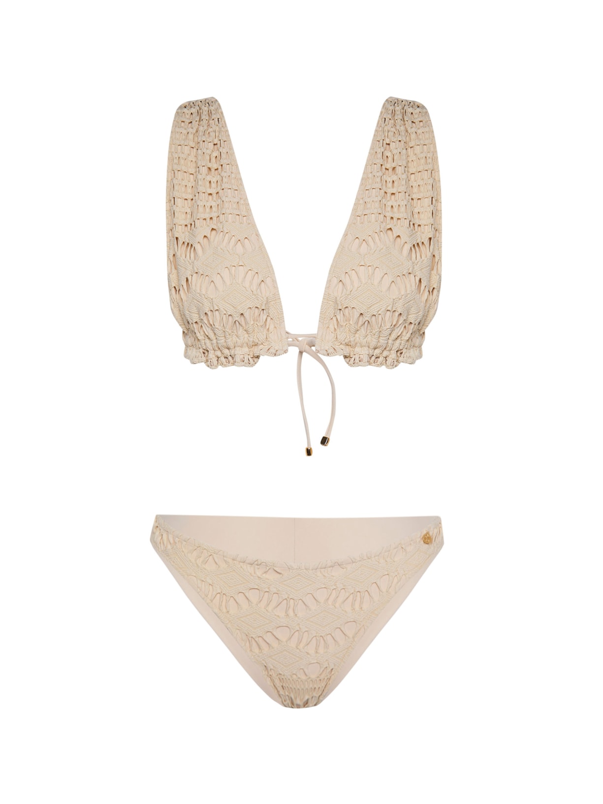 top biquíni Halter Magnólia Areia Suntime