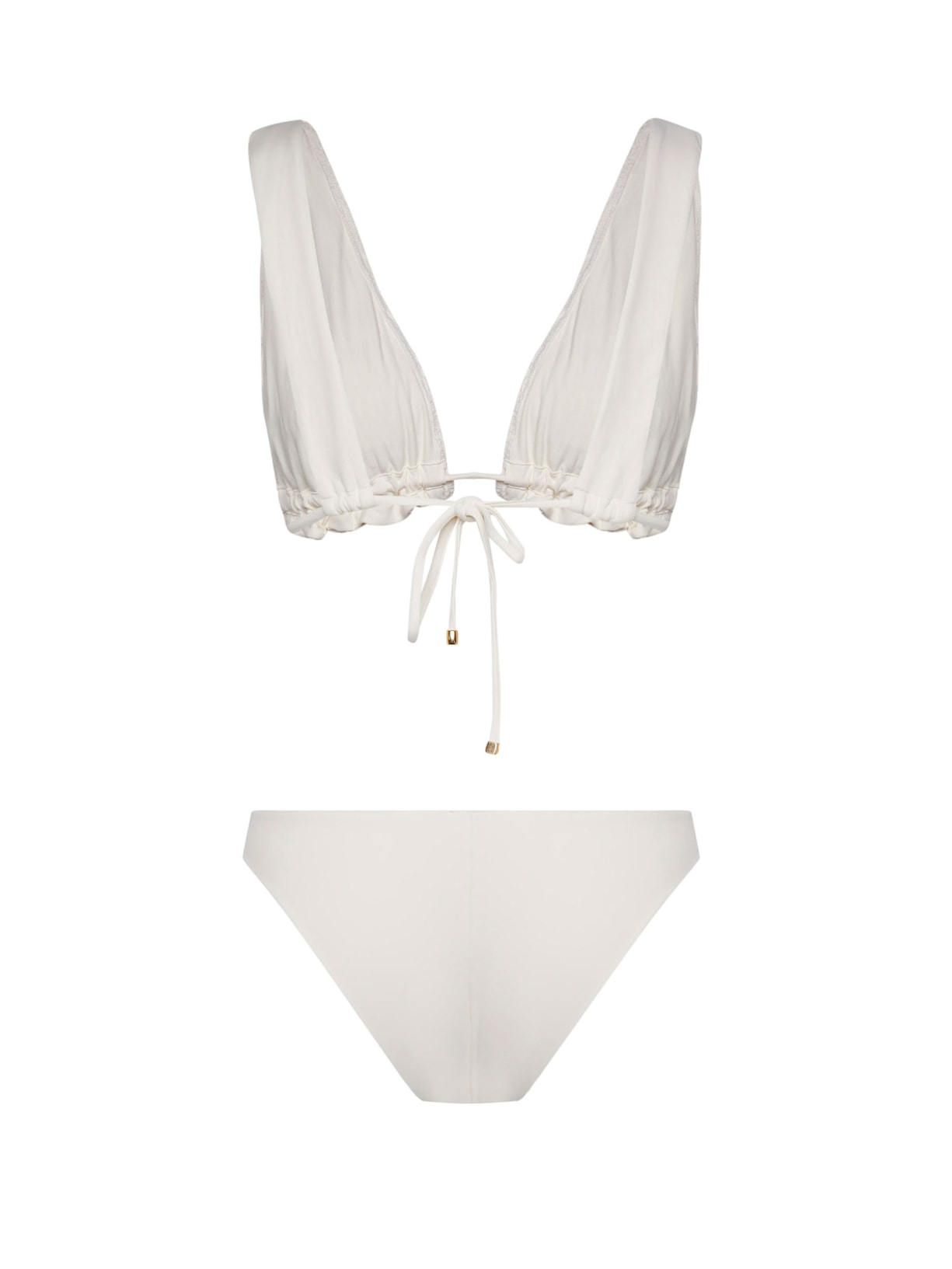 top biquíni Halter Magnólia Off White Suntime