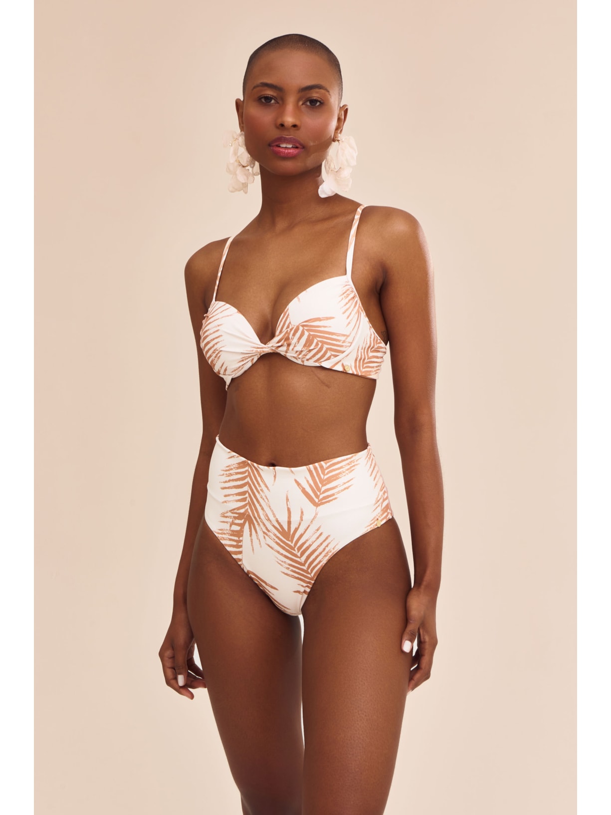 top biquíni Palms Vitoria Bege Suntime