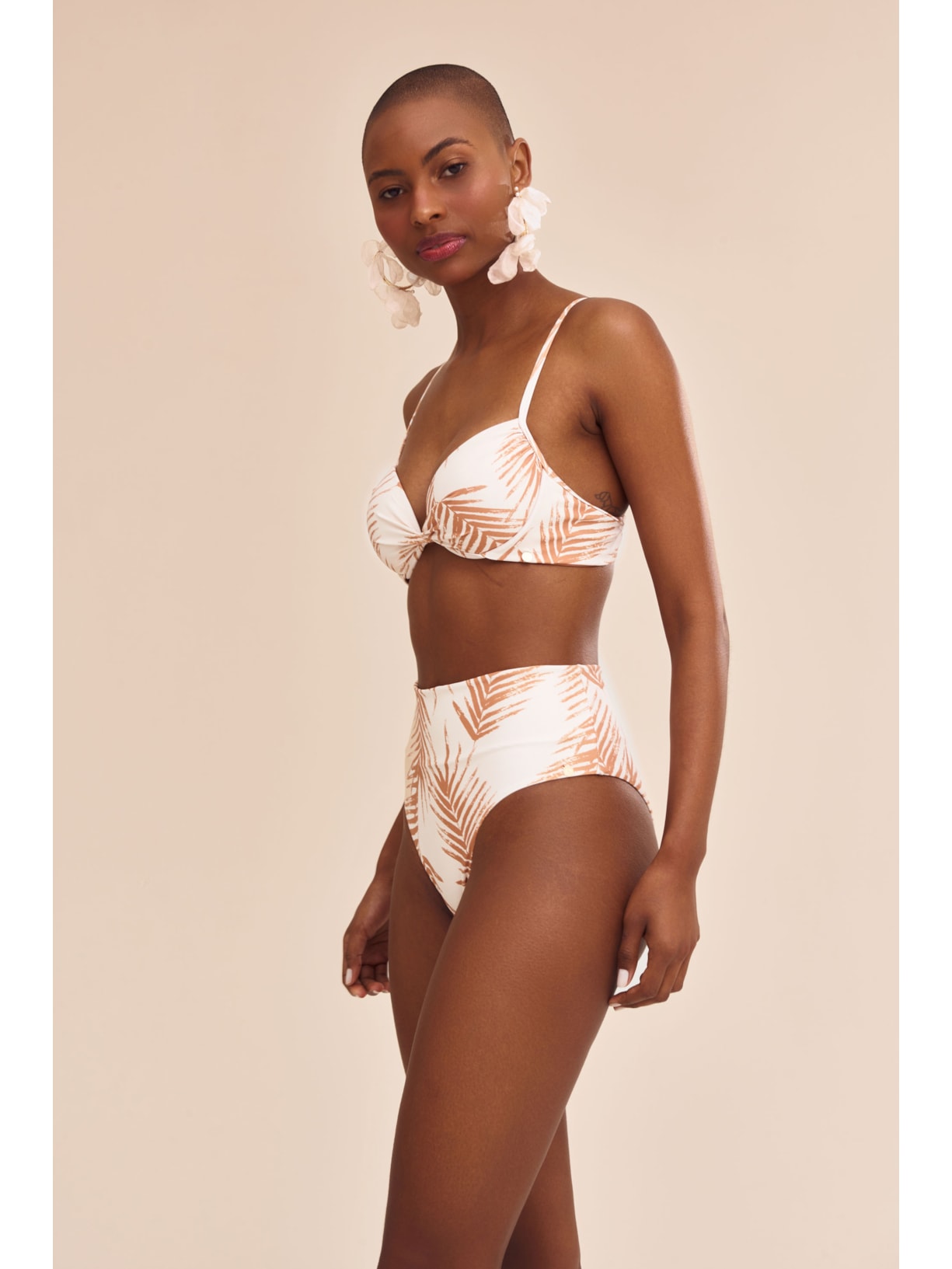 top biquíni Palms Vitoria Bege Suntime