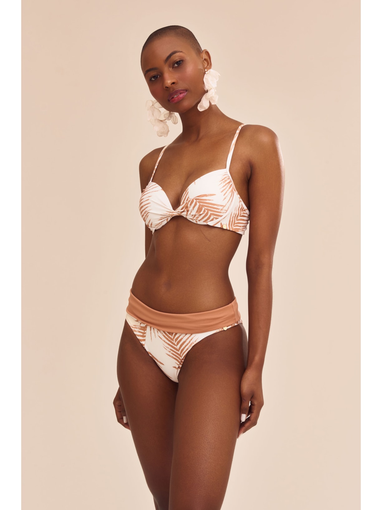 top biquíni Palms Vitoria Bege Suntime