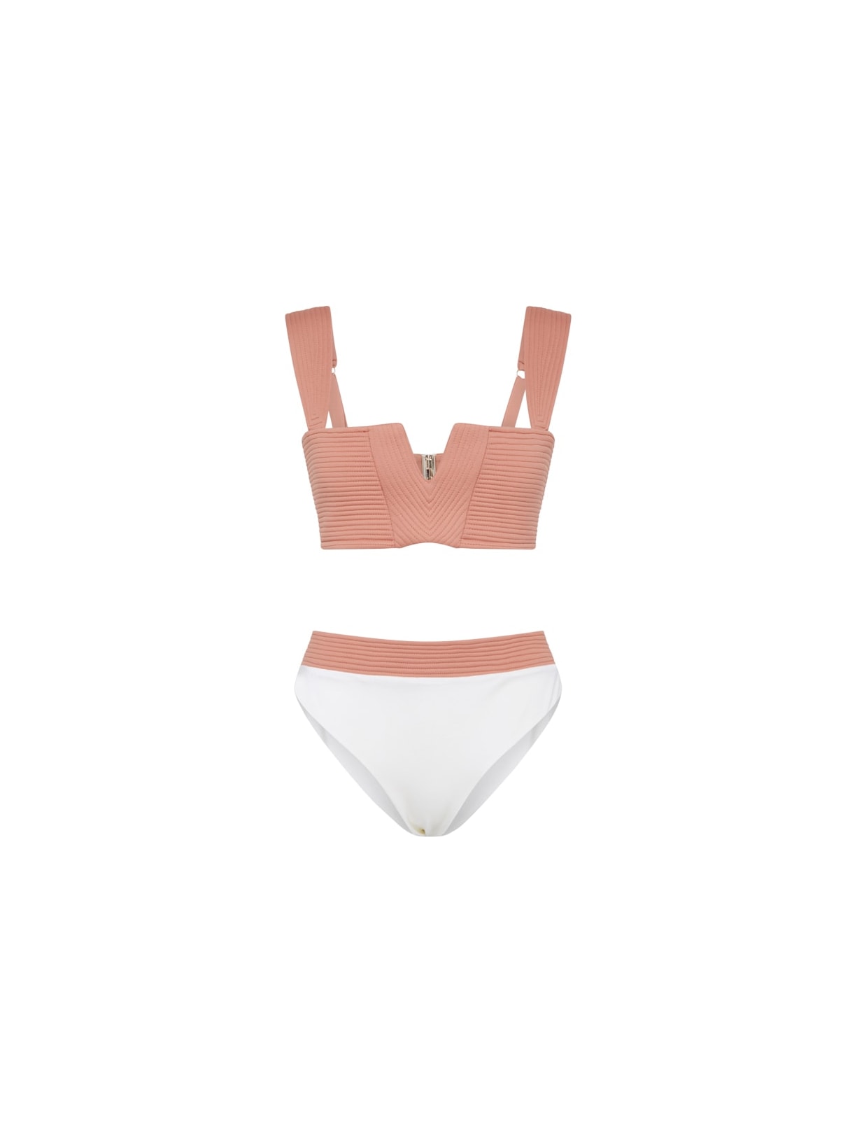 top biquíni Reto V Contour Caramelo