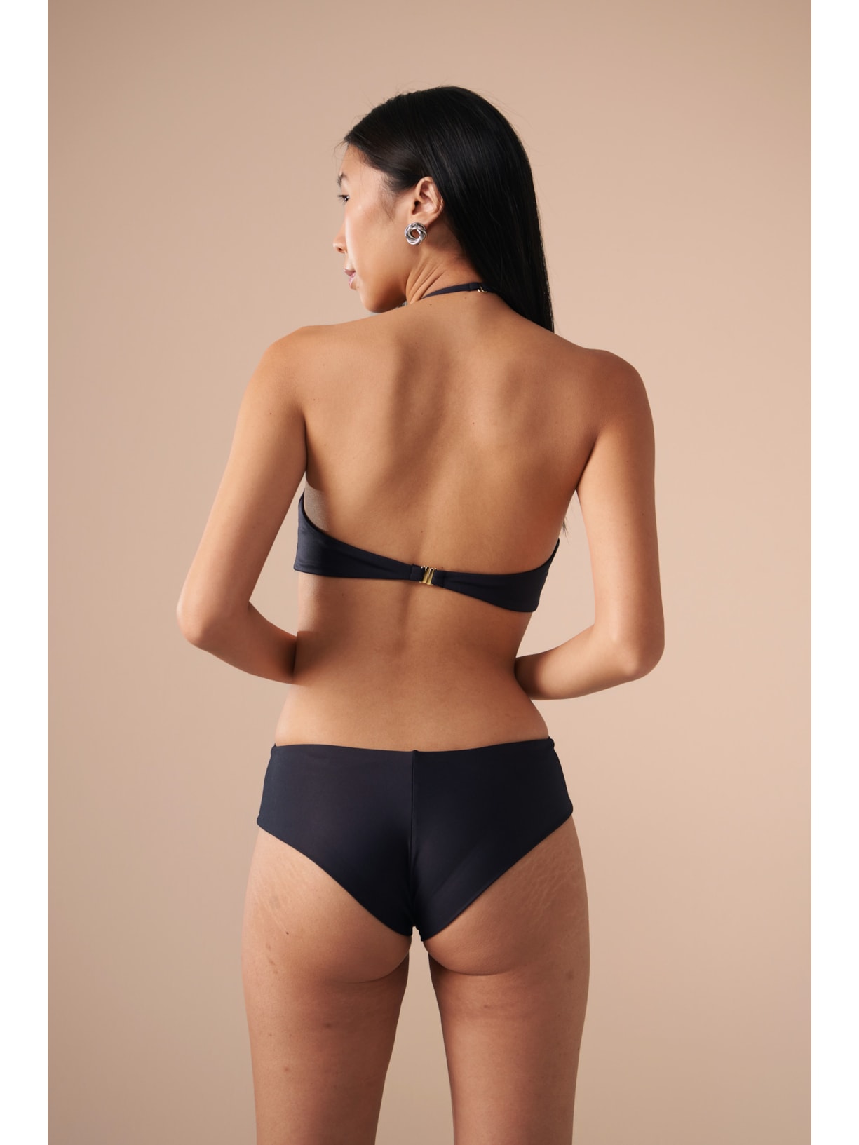 top biquíni Reto V Contour Preto Suntime