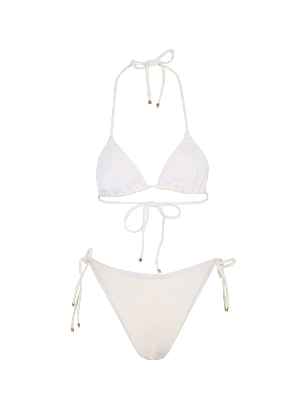 top biquíni Sophie Luz da Manhã Off White Suntime