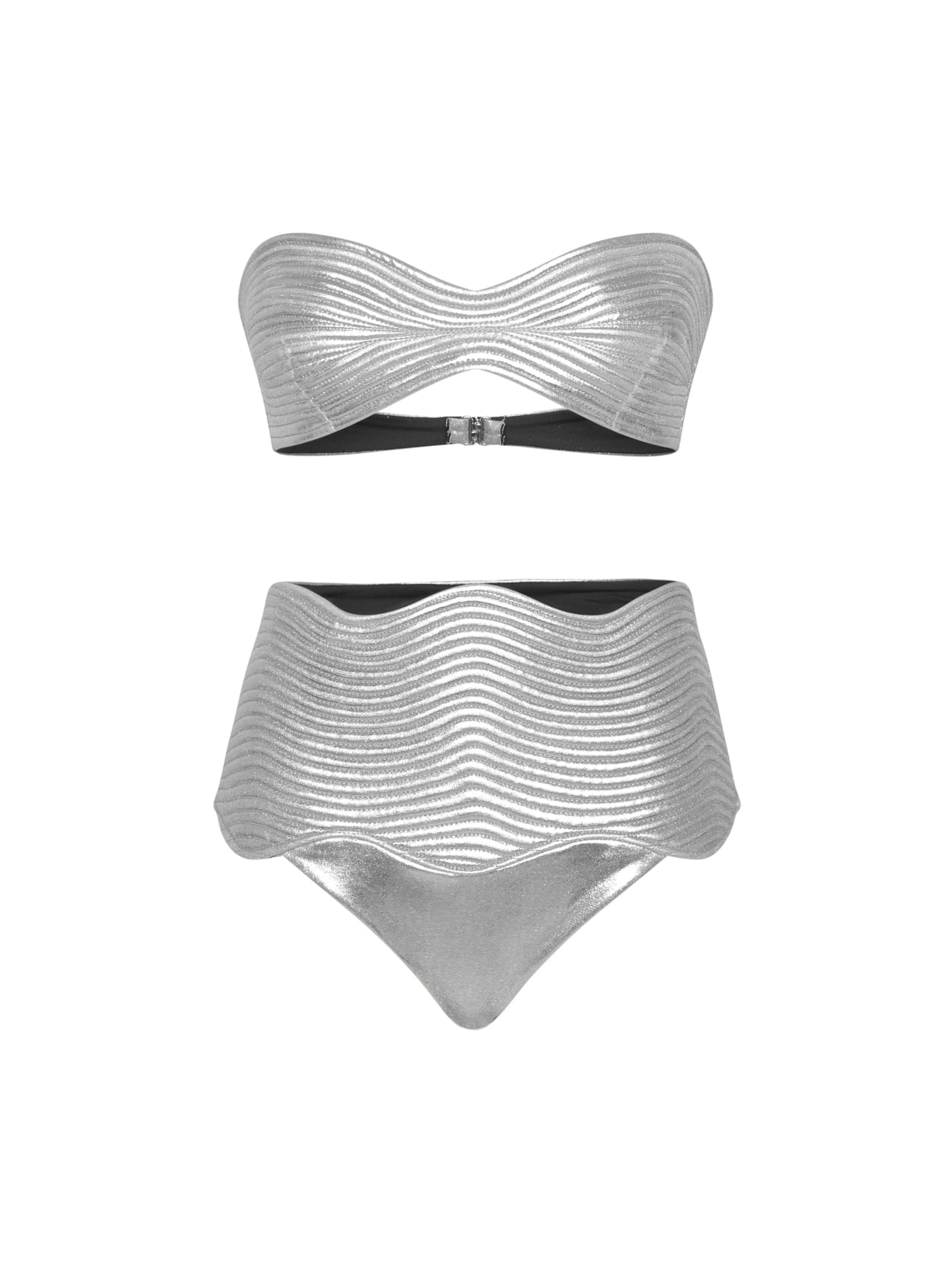 top biquíni Stella - Prata