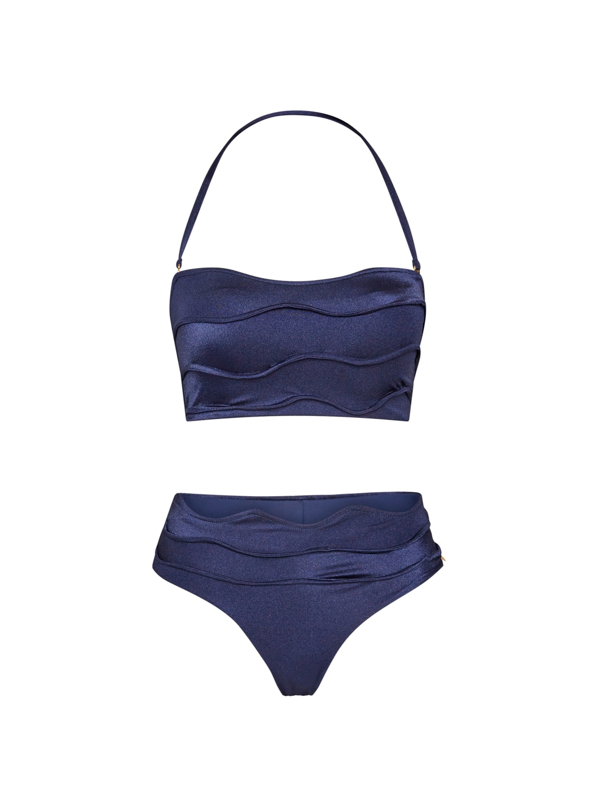 top biquíni Strapless Iemanjá Marinho Suntime