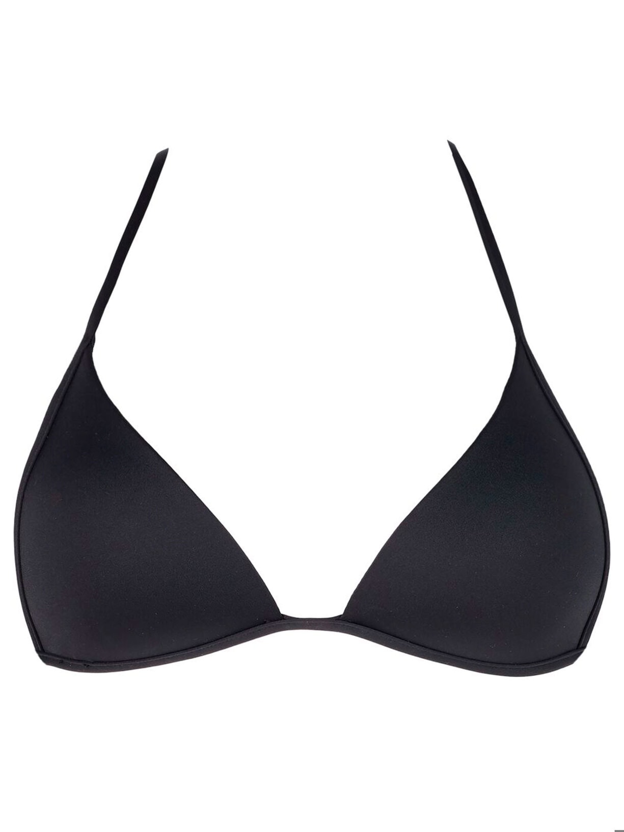 Top Biquíni Triângulo Almofadado Biquíni Indonesia - Preto