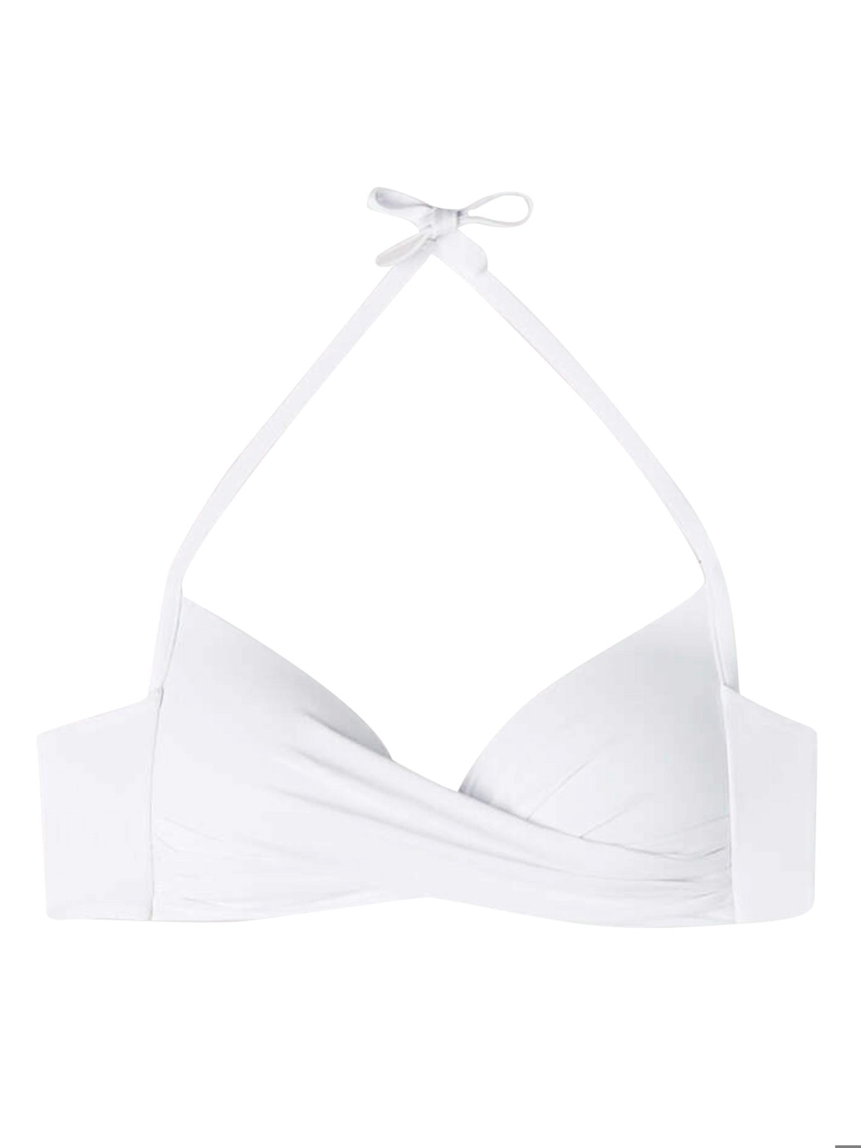 Top Biquíni Triângulo Almofadado Indonesia Eco - Branco
