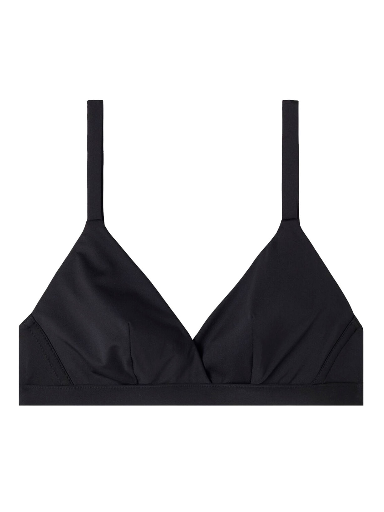 Top Biquíni Triângulo Almofadado Indonesia Eco - Preto