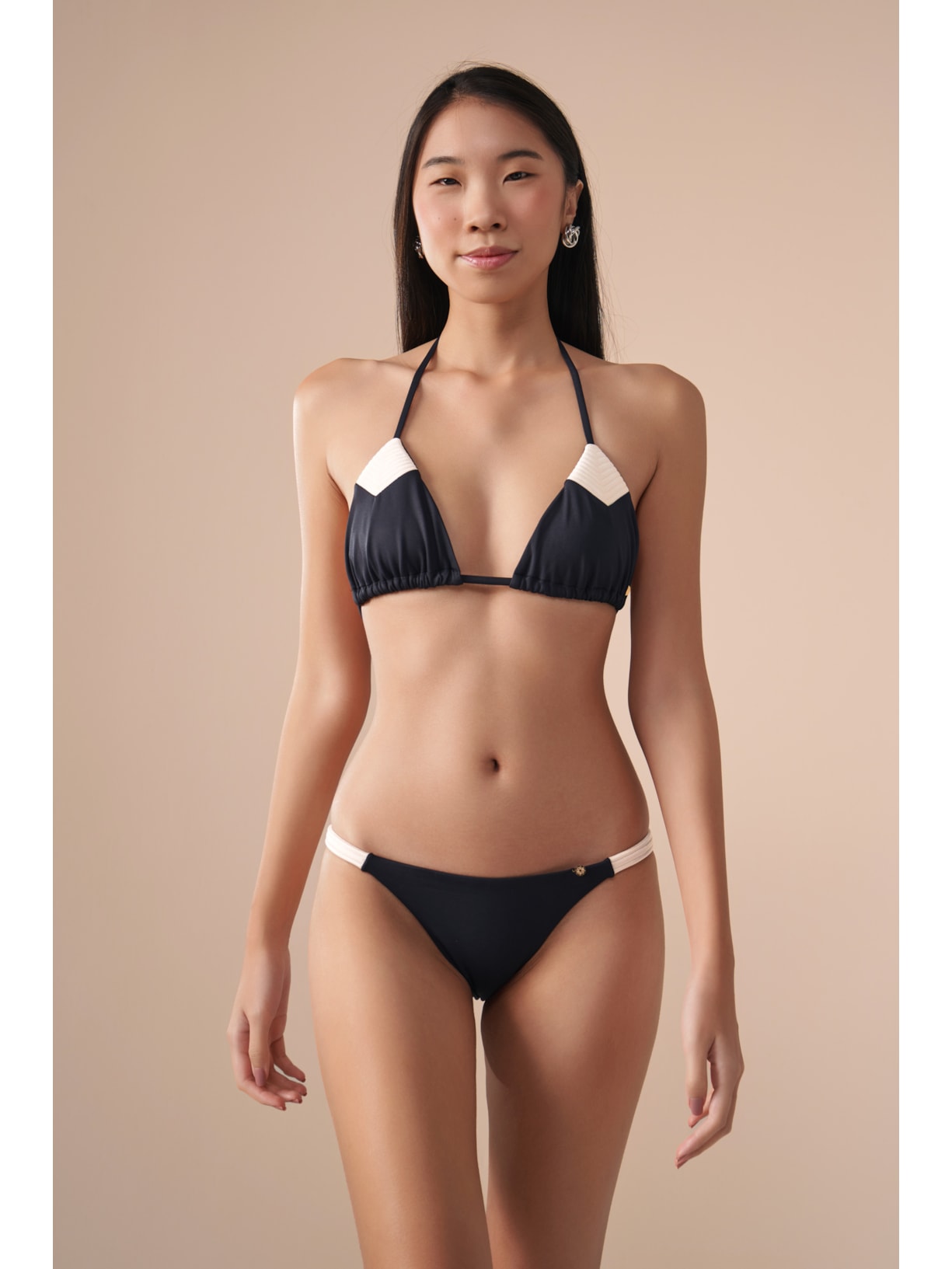 top biquíni Triângulo Contour Preto Suntime