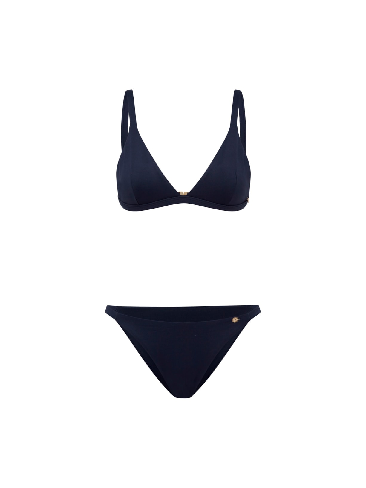 top biquíni Triângulo Fiorella Corpo - Preto