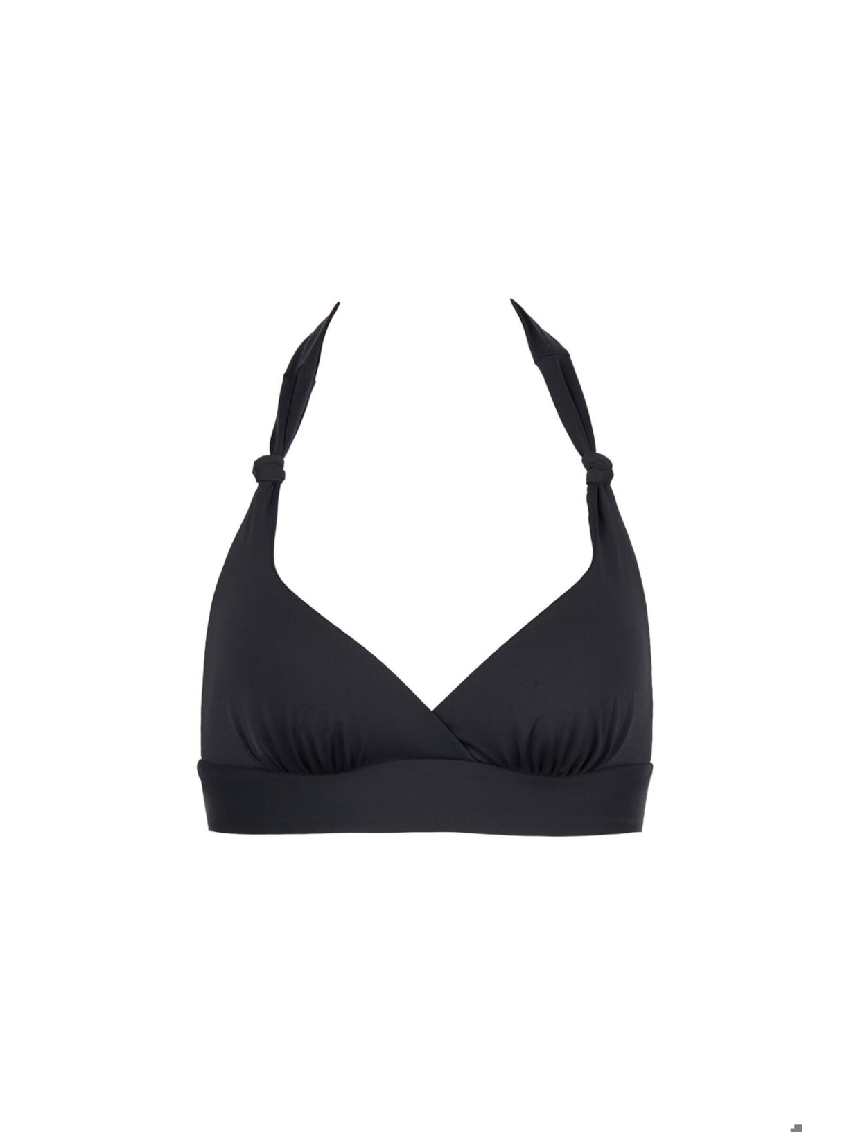 Top Biquíni Triângulo Levemente Almofadado Indonesia - Preto