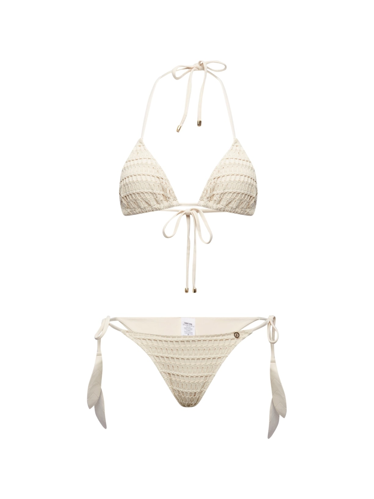 top biquíni Triângulo Magnólia Areia