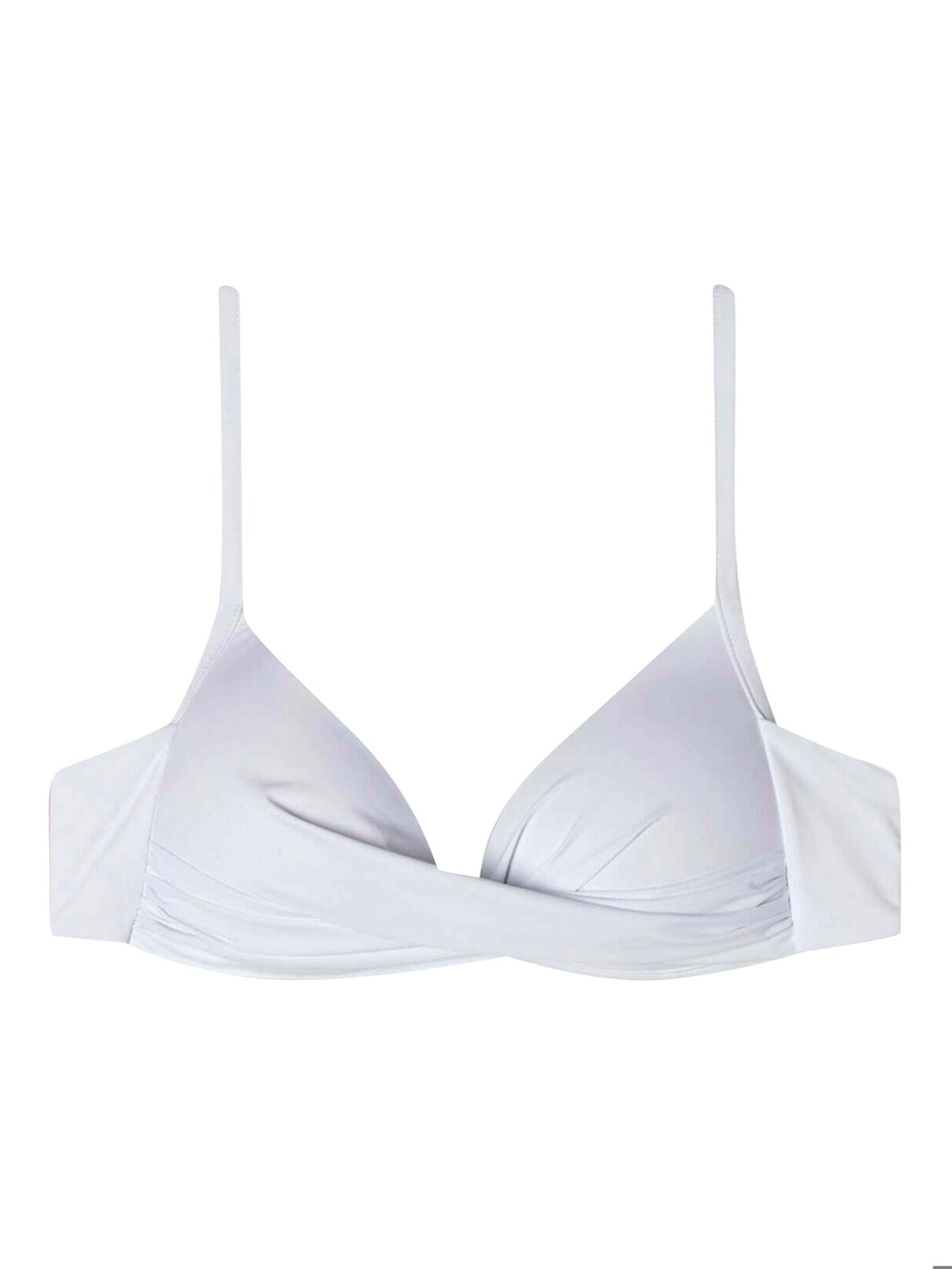 Top Biquíni Triângulo Super Almofadado Indonesia - Branco