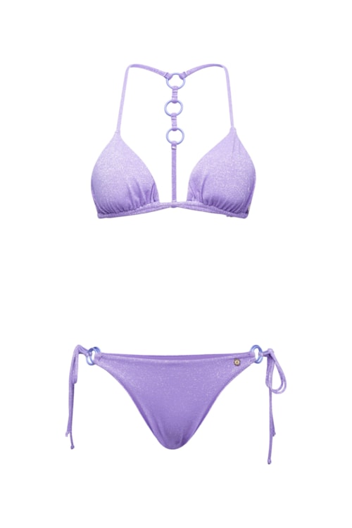 top biquíni Triângulo Valentina Serena - Roxo